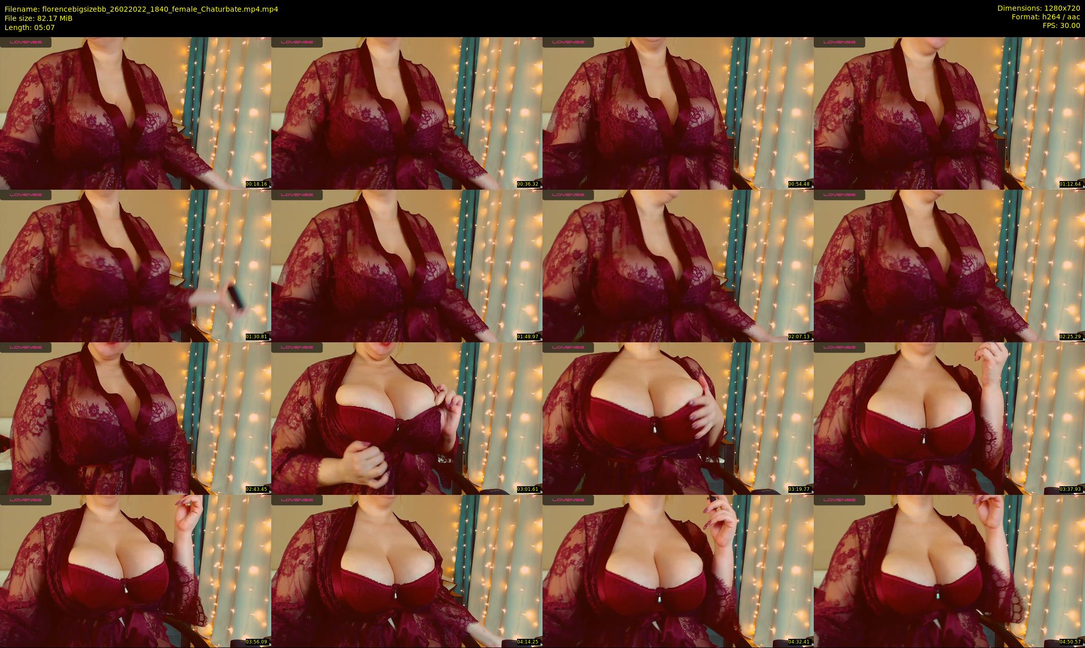 florencebigsizebb — 6 minute Chaturbate female cam show recording, 720p, Feb 26, 2022