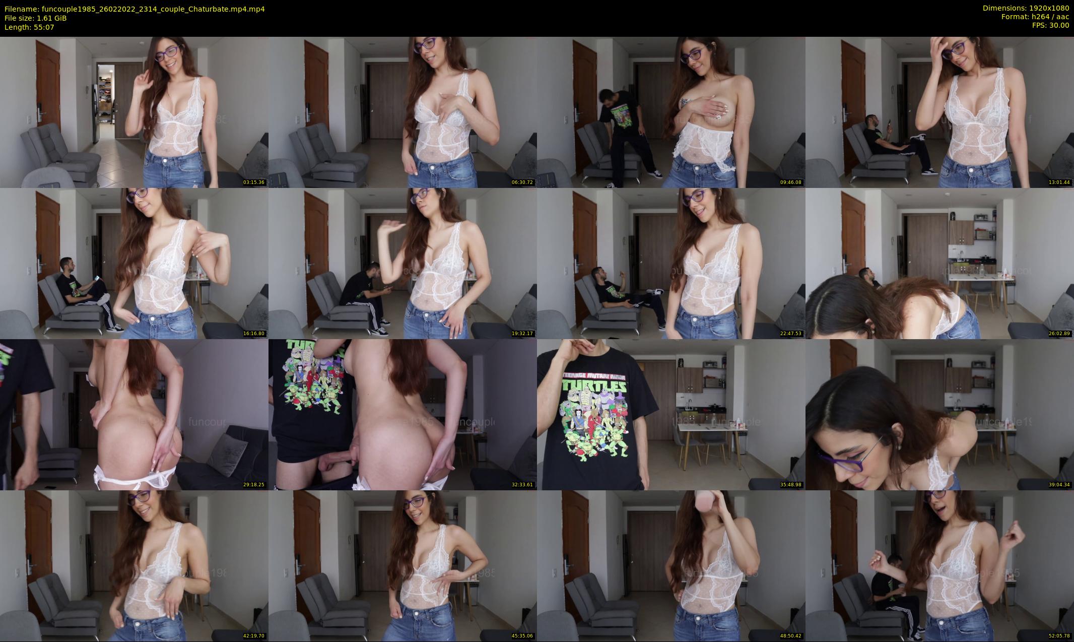 funcouple1985 — 56 minute Chaturbate couple cam show recording, 1080p, Feb 26, 2022
