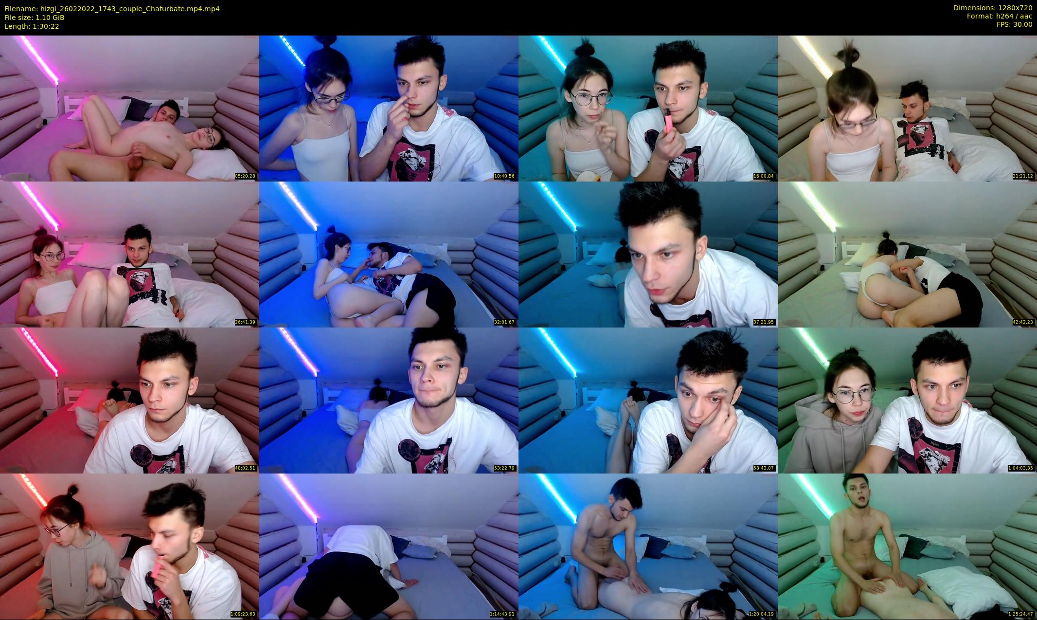hizgi — 91 minute Chaturbate couple cam show recording, 720p, Feb 26, 2022