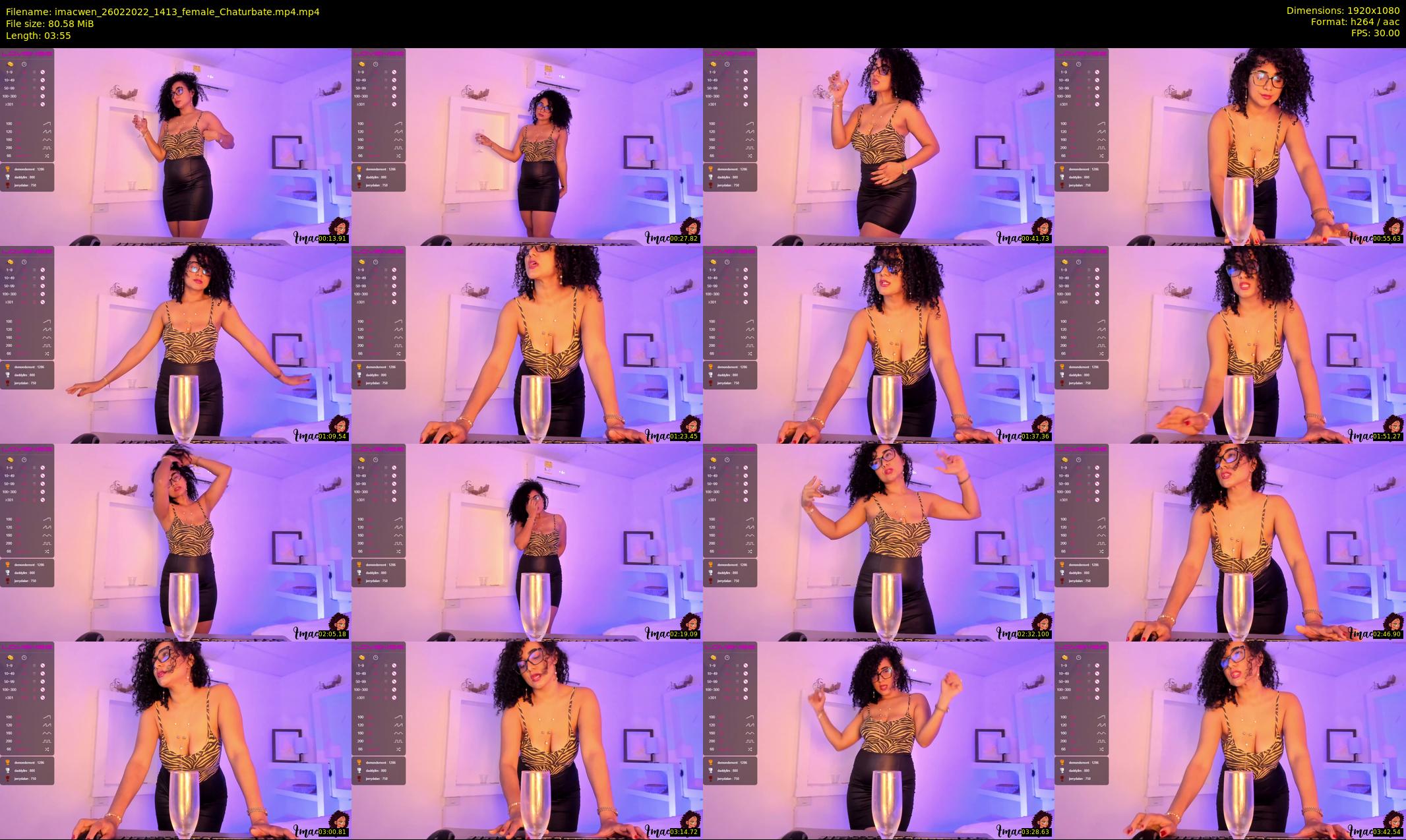 imacwen — 4 minute Chaturbate female cam show recording, 1080p, Feb 26, 2022