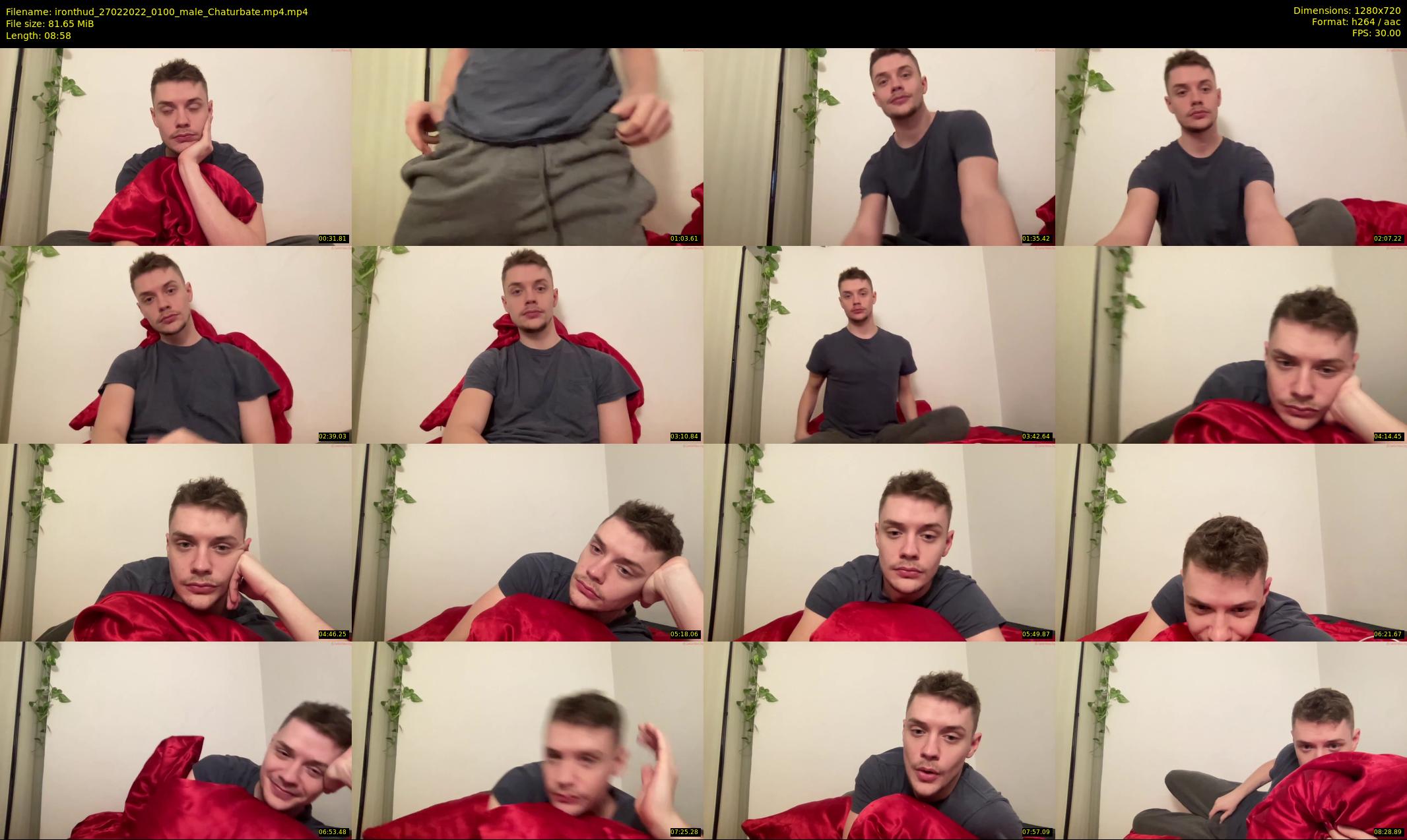 ironthud — 9 minute Chaturbate male cam show recording, 720p, Feb 27, 2022
