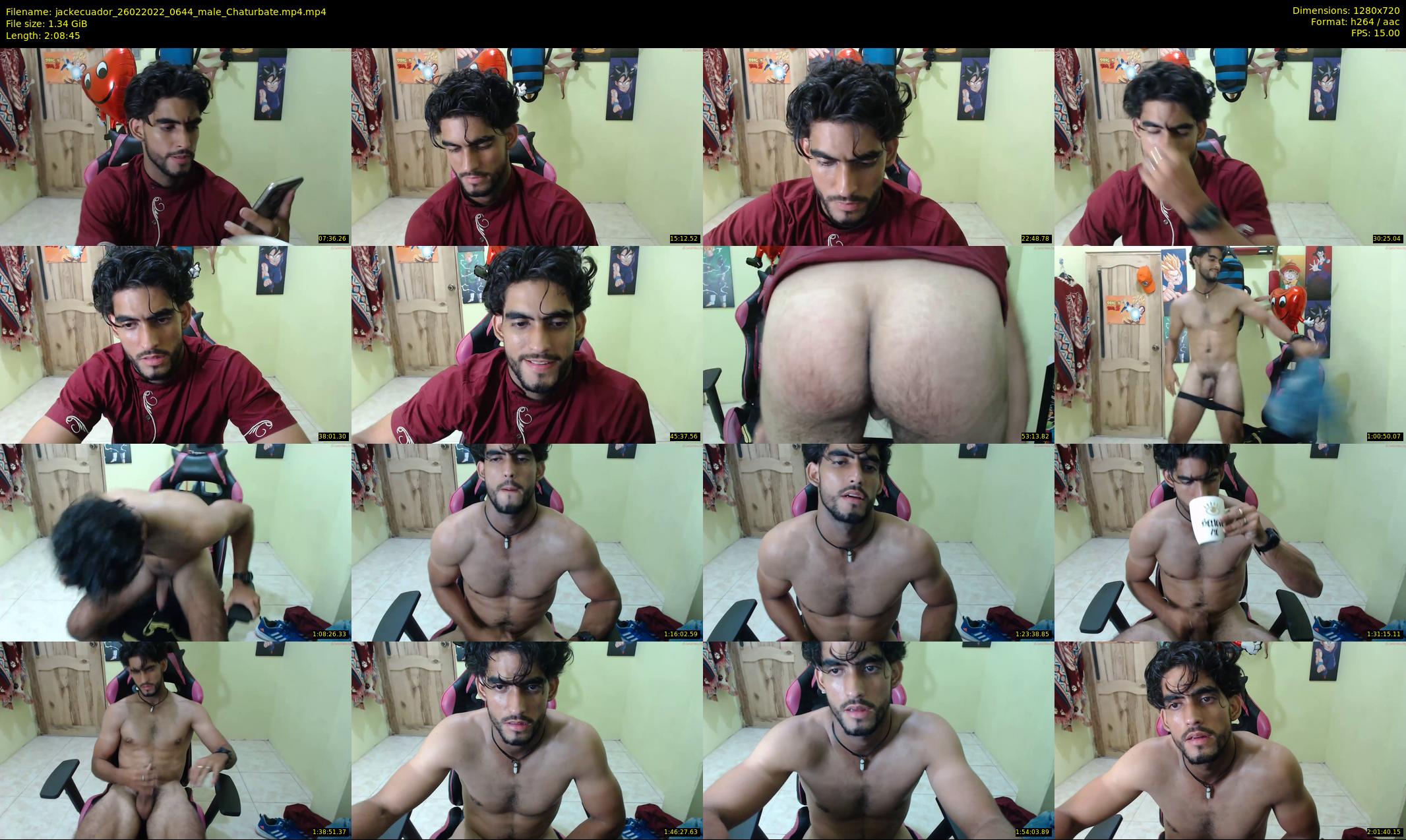 jackecuador — 129 minute Chaturbate male cam show recording, 720p, Feb 26, 2022