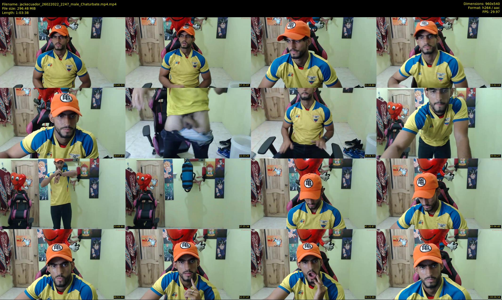 jackecuador — 64 minute Chaturbate male cam show recording, 480p, Feb 26, 2022