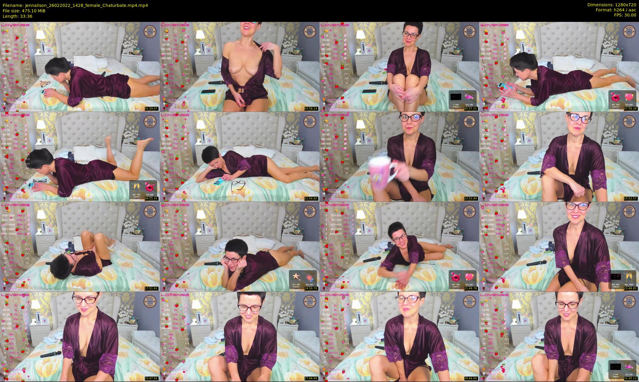 jennalison — 34 minute Chaturbate female cam show recording, 720p, Feb 26, 2022