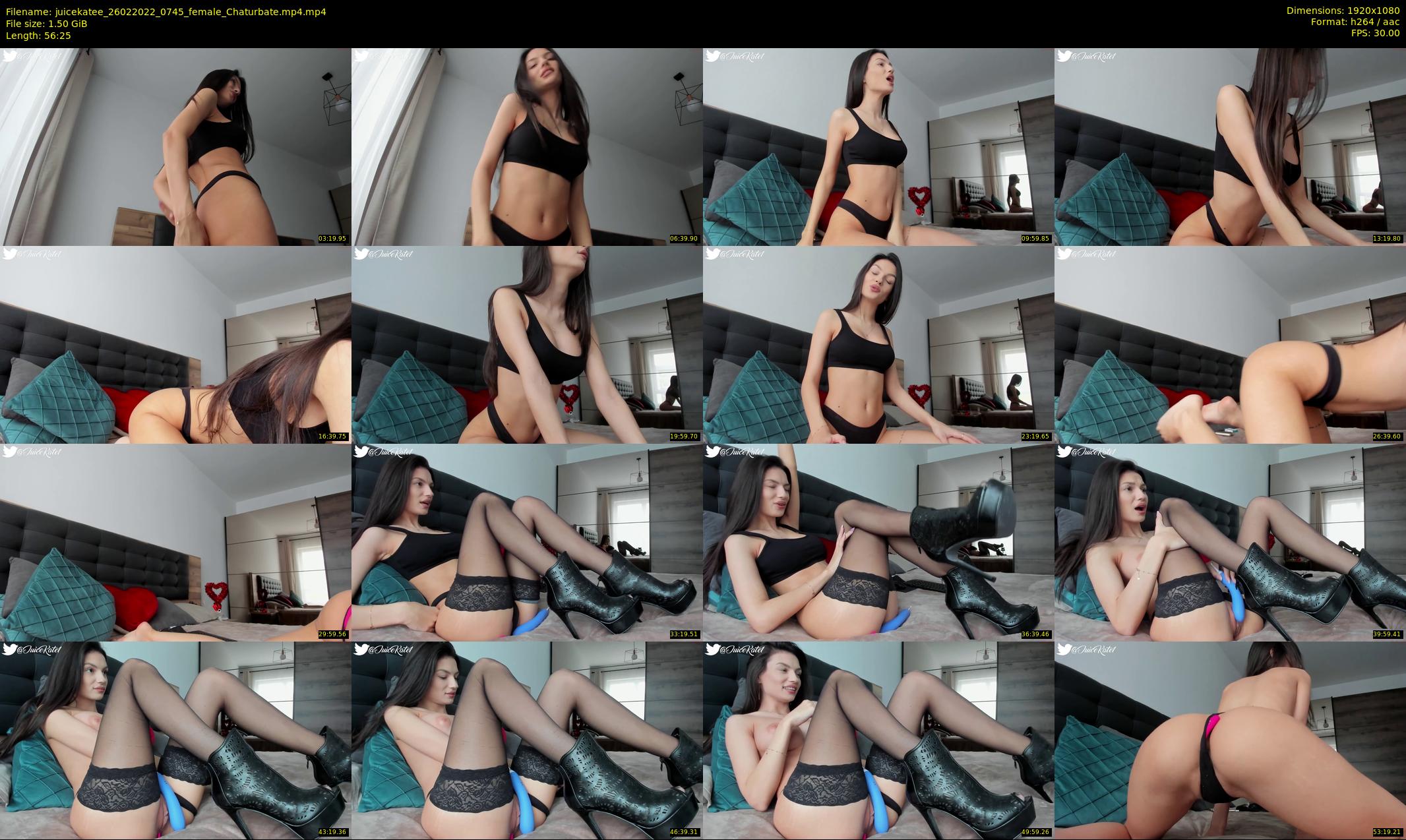 juicekatee — 57 minute Chaturbate female cam show recording, 1080p, Feb 26, 2022