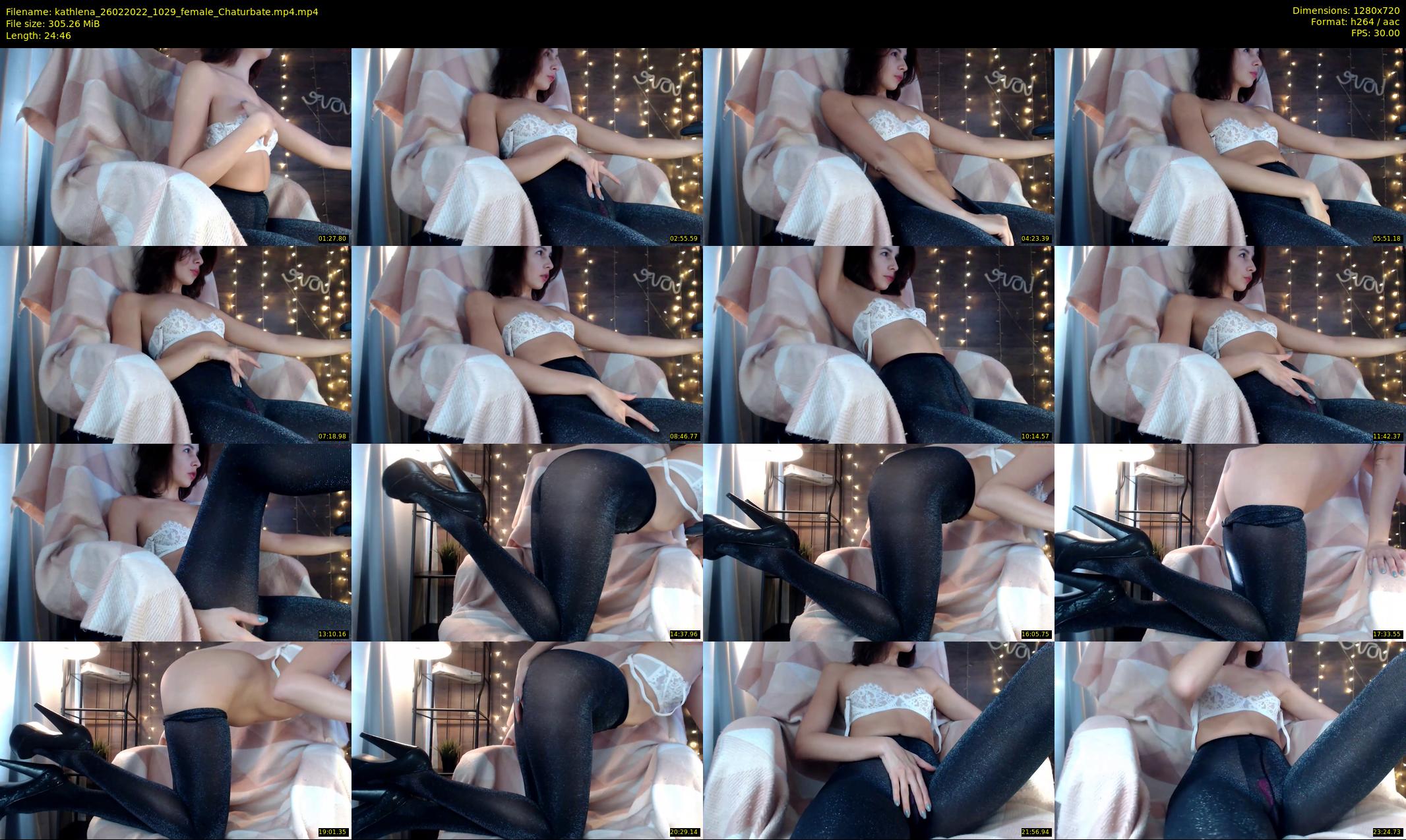 kathlena — 25 minute Chaturbate female cam show recording, 720p, Feb 26, 2022