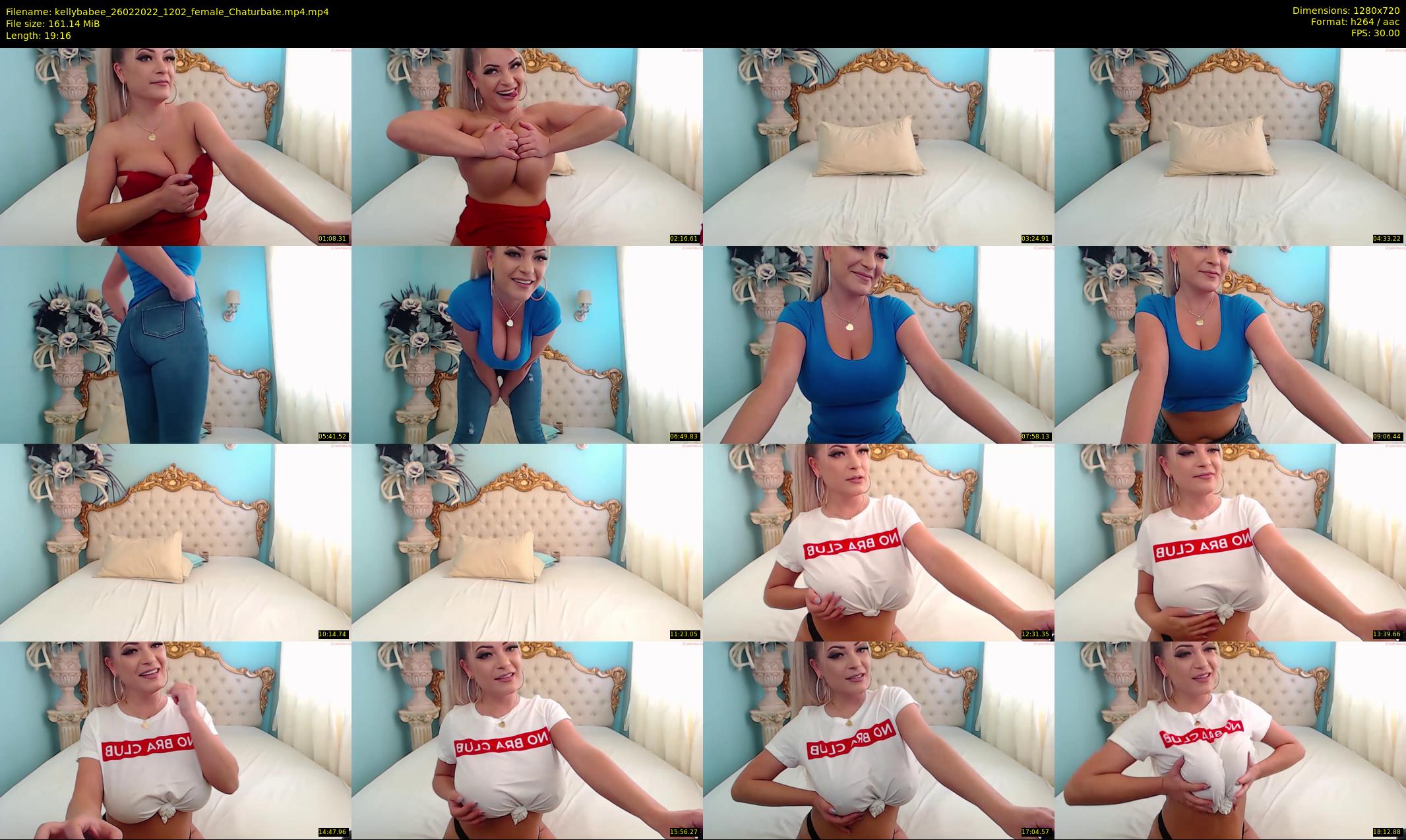 kellybabee — 20 minute Chaturbate female cam show recording, 720p, Feb 26, 2022