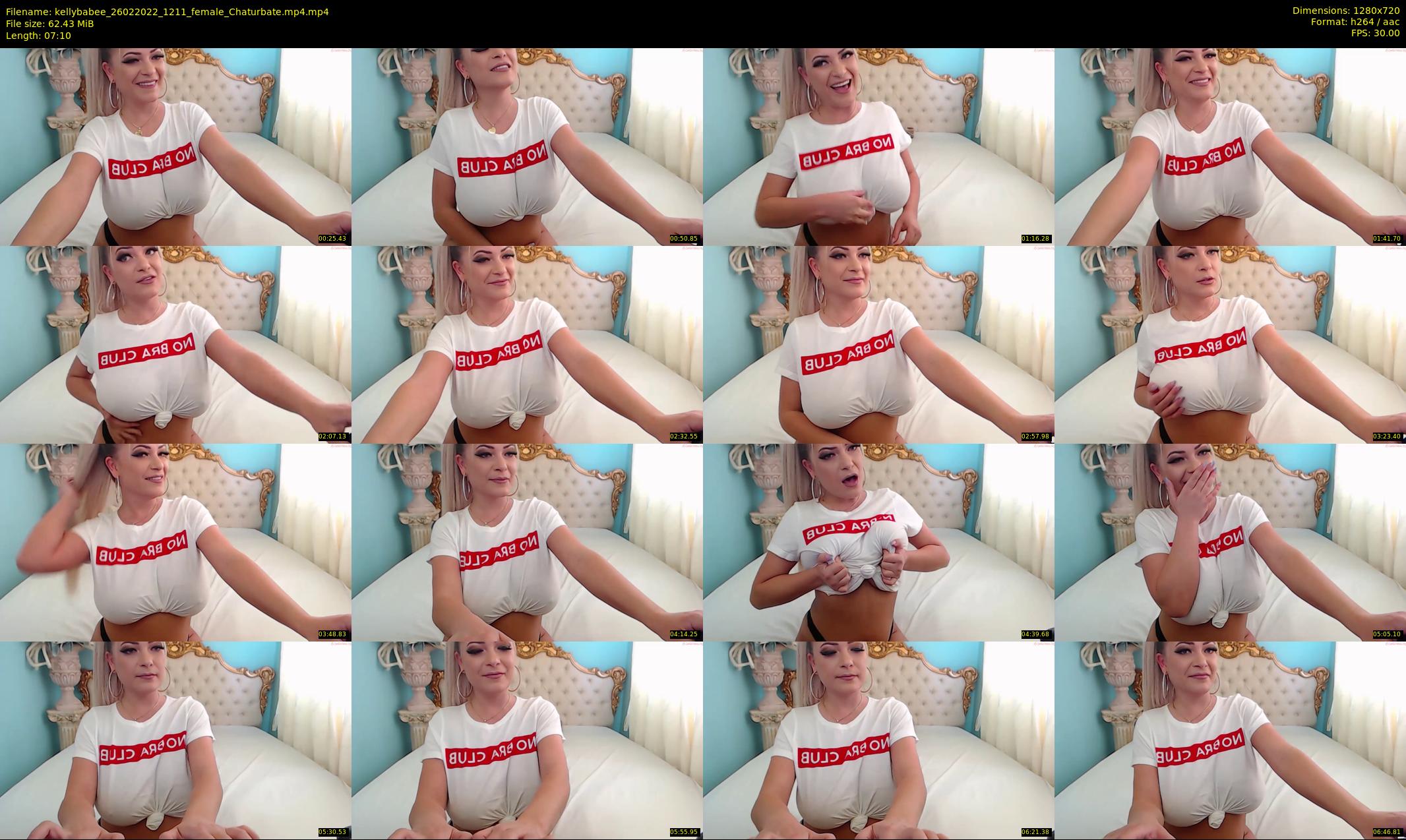kellybabee — 8 minute Chaturbate female cam show recording, 720p, Feb 26, 2022