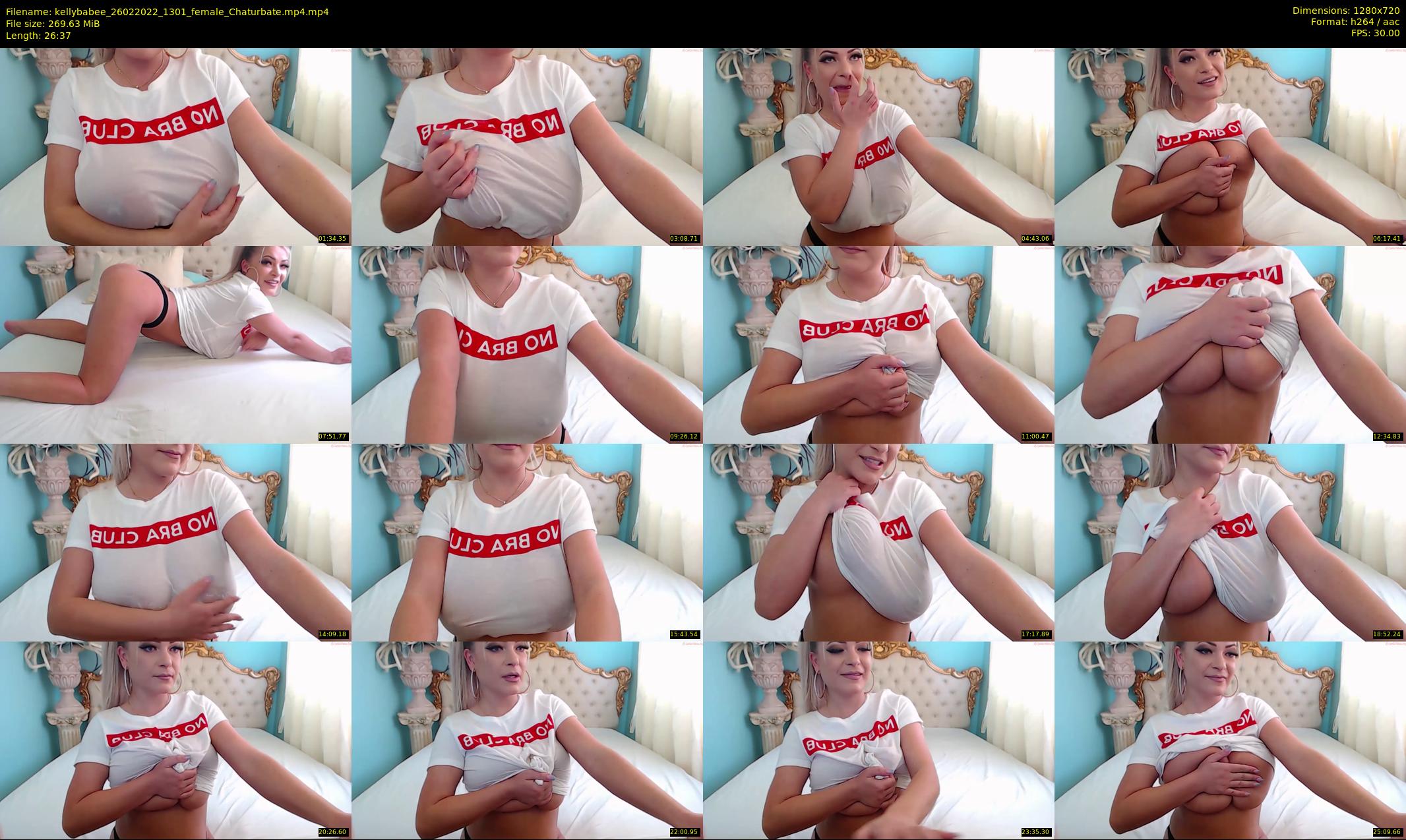 kellybabee — 27 minute Chaturbate female cam show recording, 720p, Feb 26, 2022