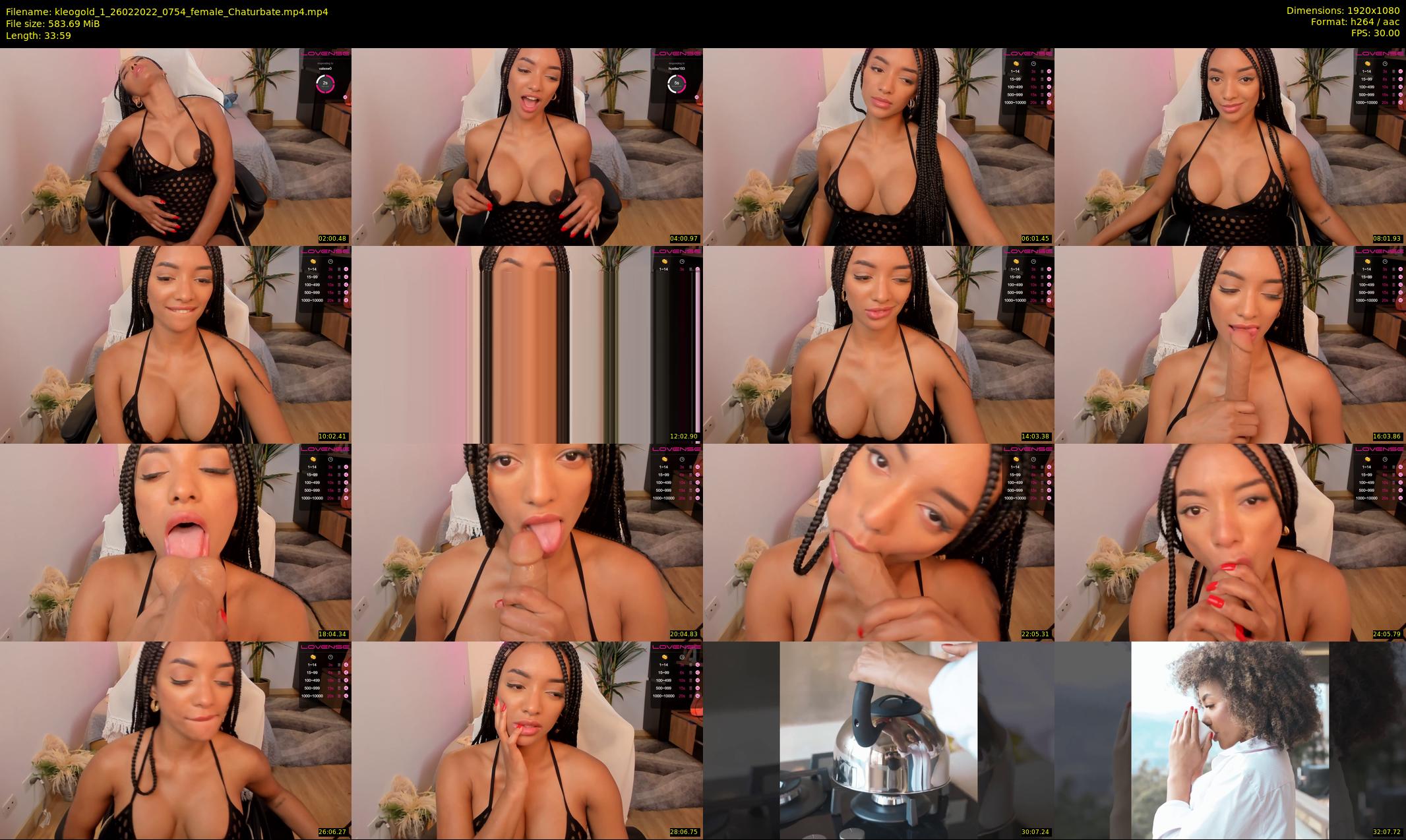 kleogold_1 — 34 minute Chaturbate female cam show recording, 1080p, Feb 26, 2022