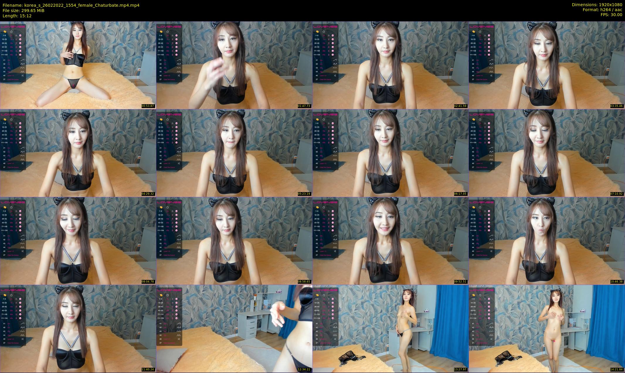 korea_s — 16 minute Chaturbate female cam show recording, 1080p, Feb 26, 2022
