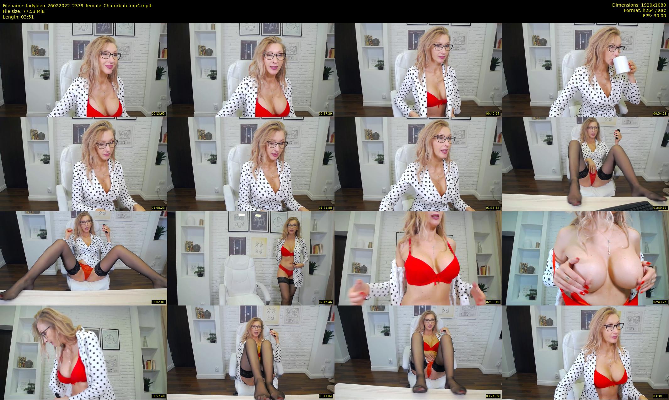 ladyleea — 4 minute Chaturbate female cam show recording, 1080p, Feb 26, 2022