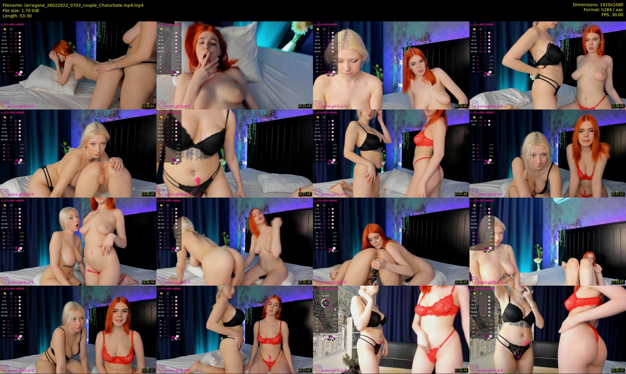 larragane — 54 minute Chaturbate couple cam show recording, 1080p, Feb 26, 2022