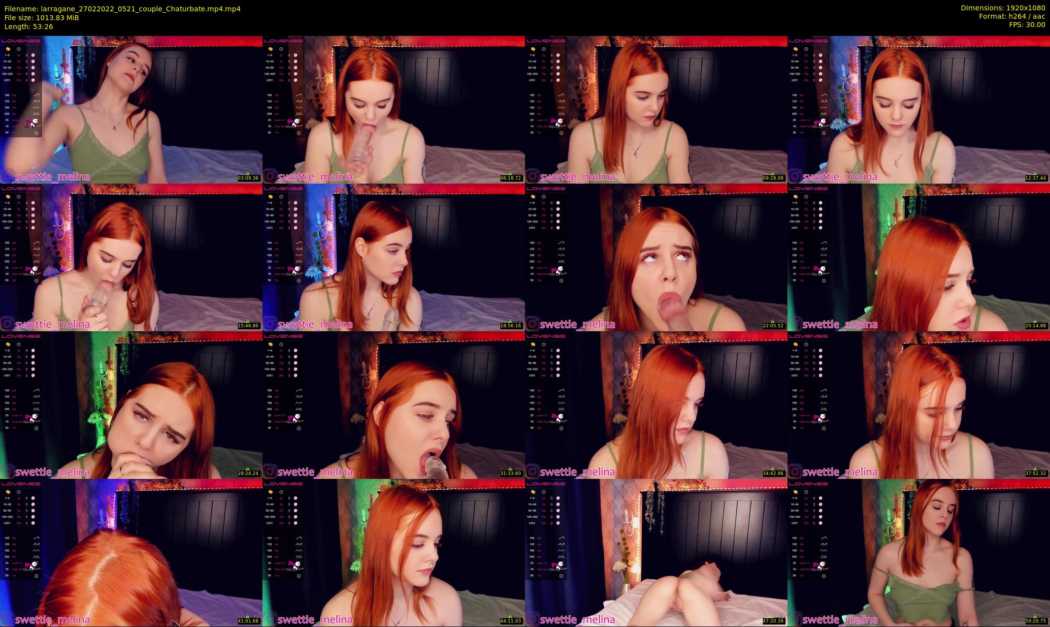 larragane — 54 minute Chaturbate couple cam show recording, 1080p, Feb 27, 2022