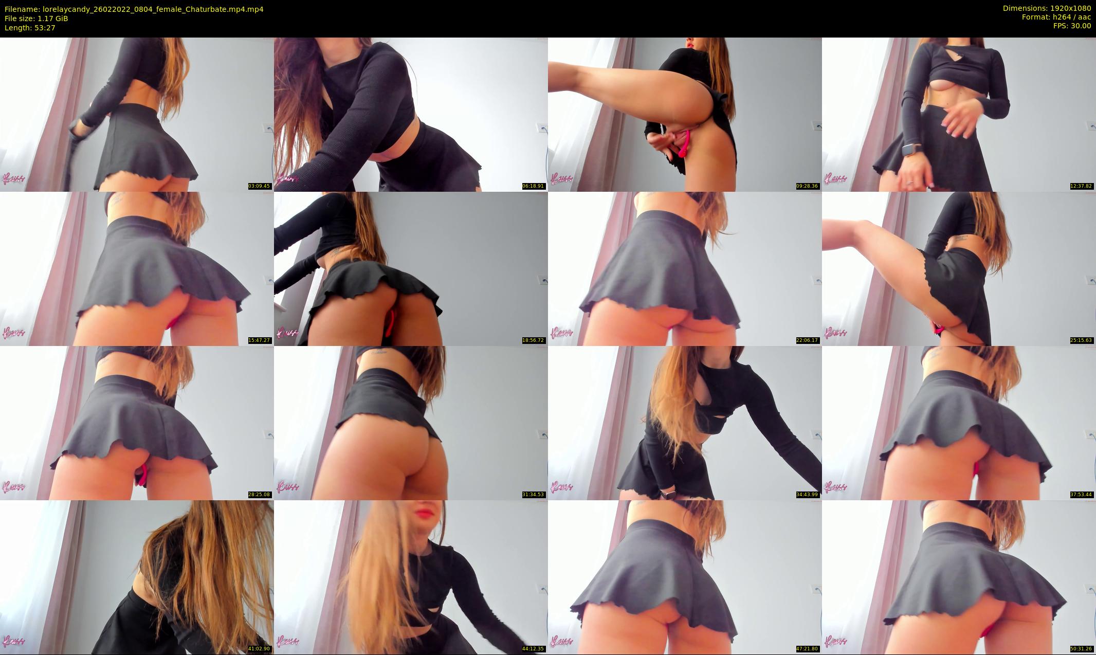 lorelaycandy — 54 minute Chaturbate female cam show recording, 1080p, Feb 26, 2022
