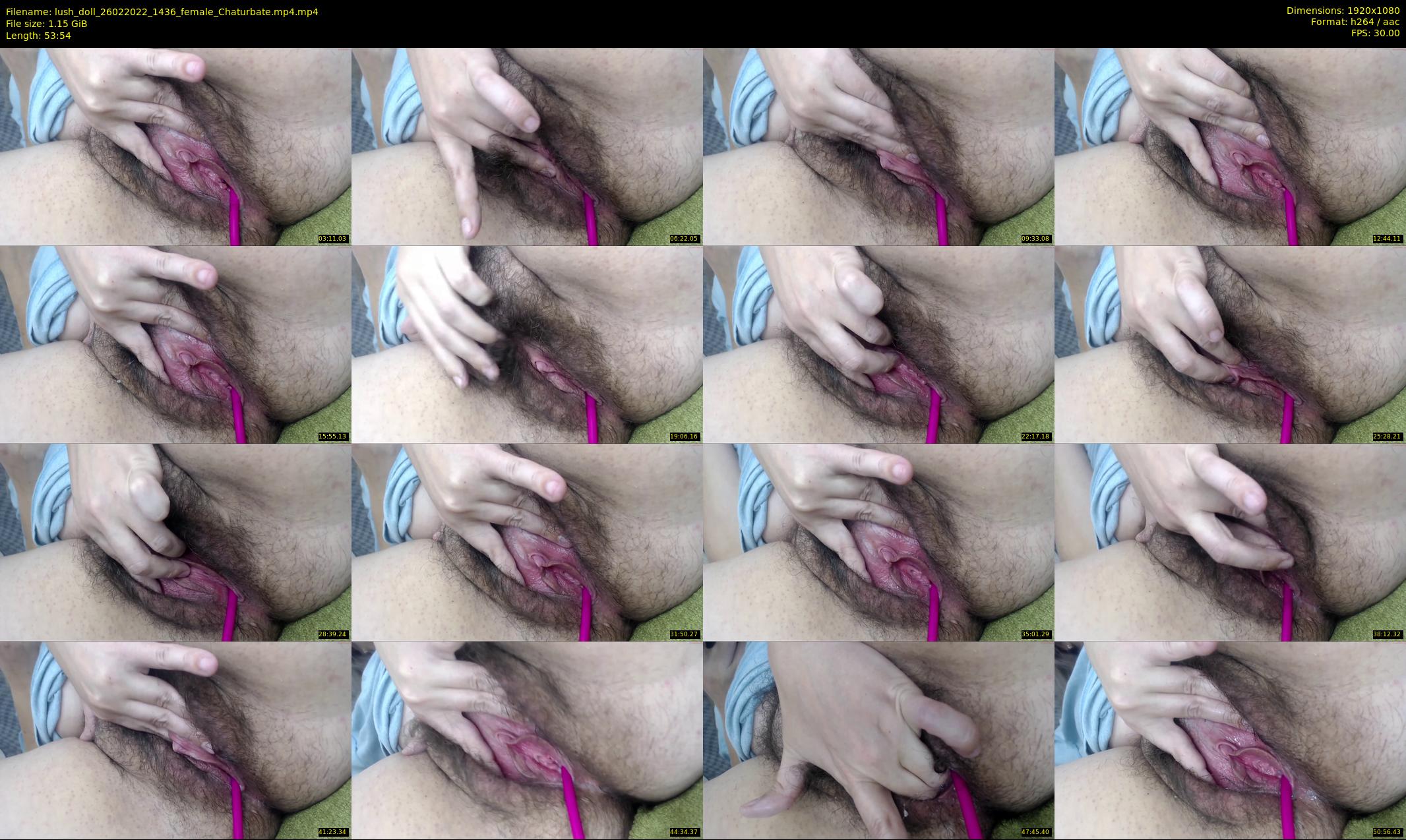 lush_doll — 54 minute Chaturbate female cam show recording, 1080p, Feb 26, 2022