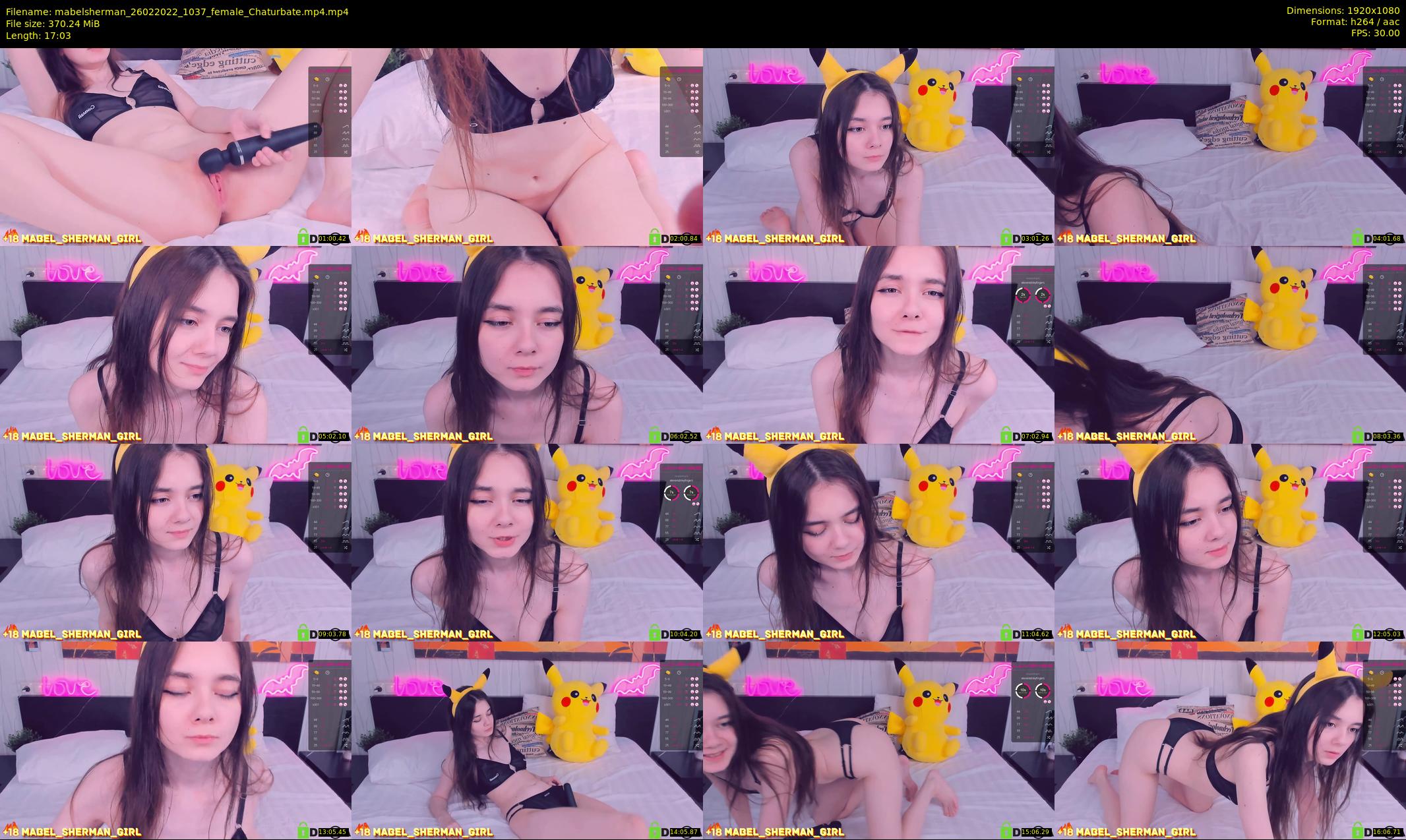mabelsherman — 18 minute Chaturbate couple cam show recording, 1080p, Feb 26, 2022