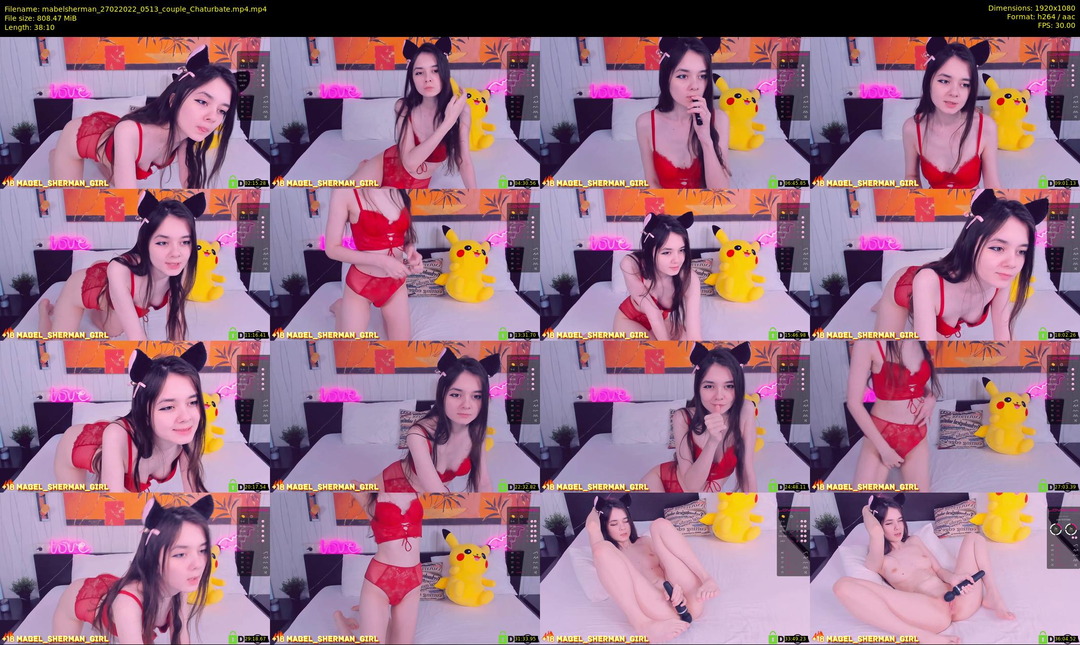 mabelsherman — 39 minute Chaturbate couple cam show recording, 1080p, Feb 27, 2022