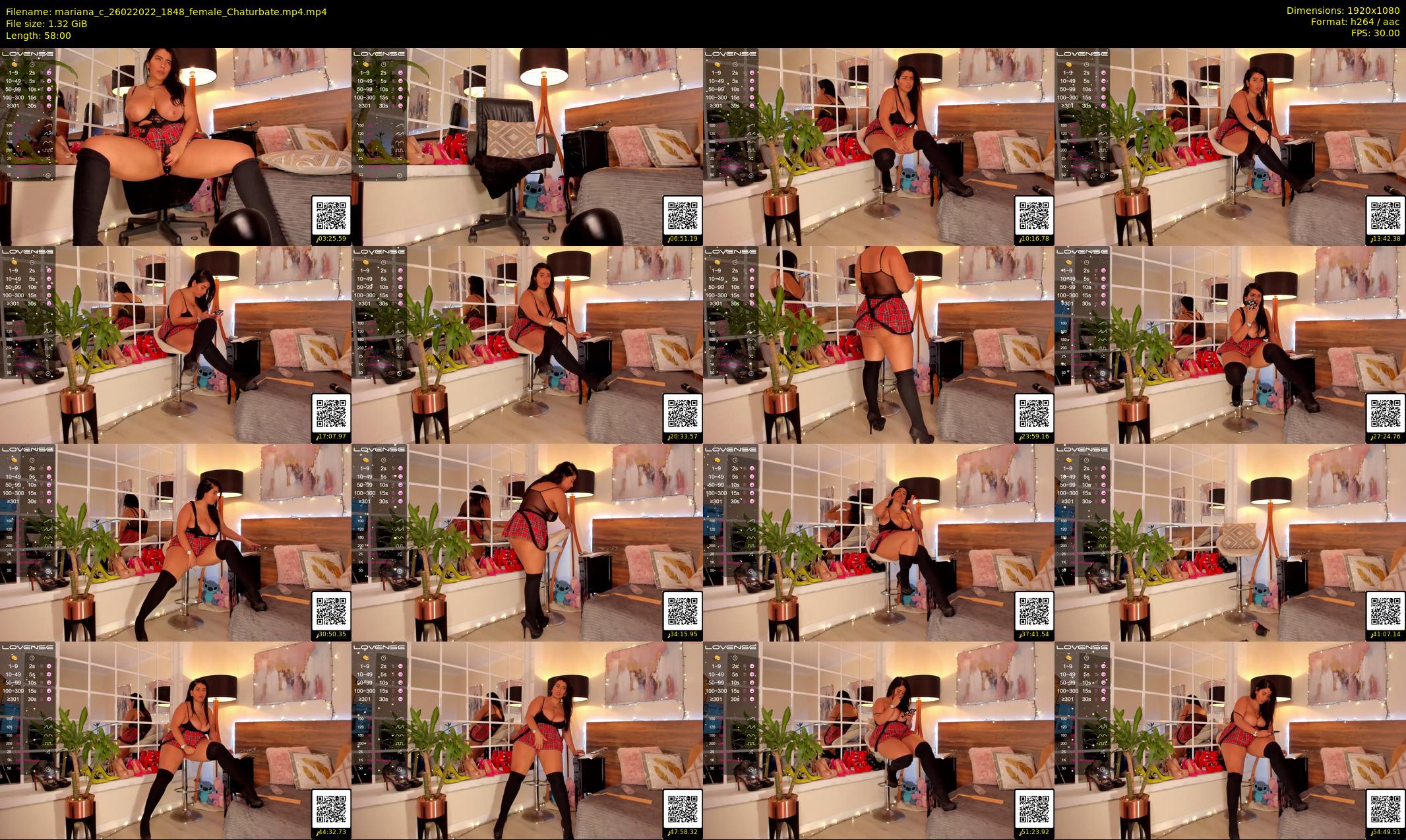 mariana_c — 58 minute Chaturbate female cam show recording, 1080p, Feb 26, 2022