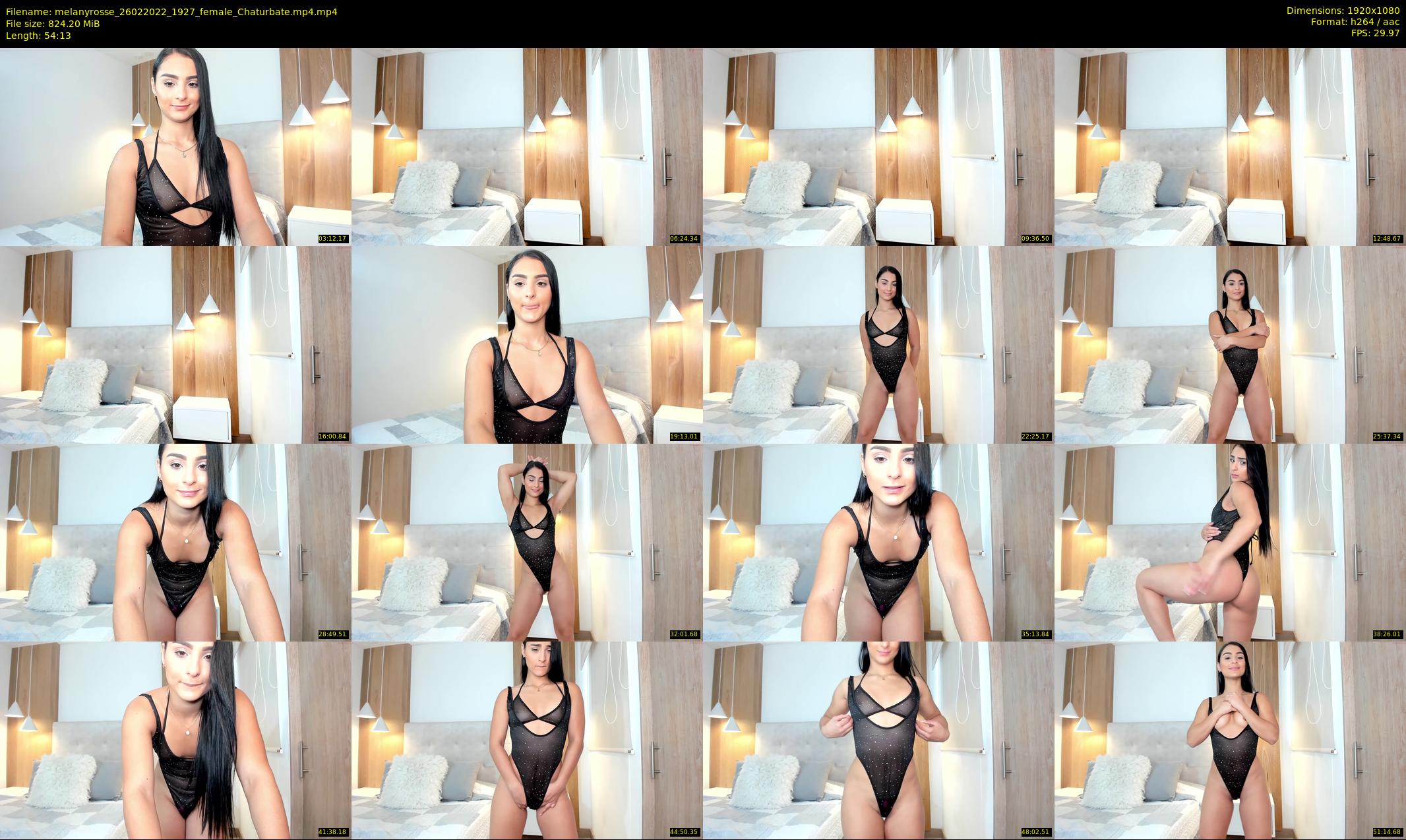 melanyrosse — 55 minute Chaturbate female cam show recording, 1080p, Feb 26, 2022