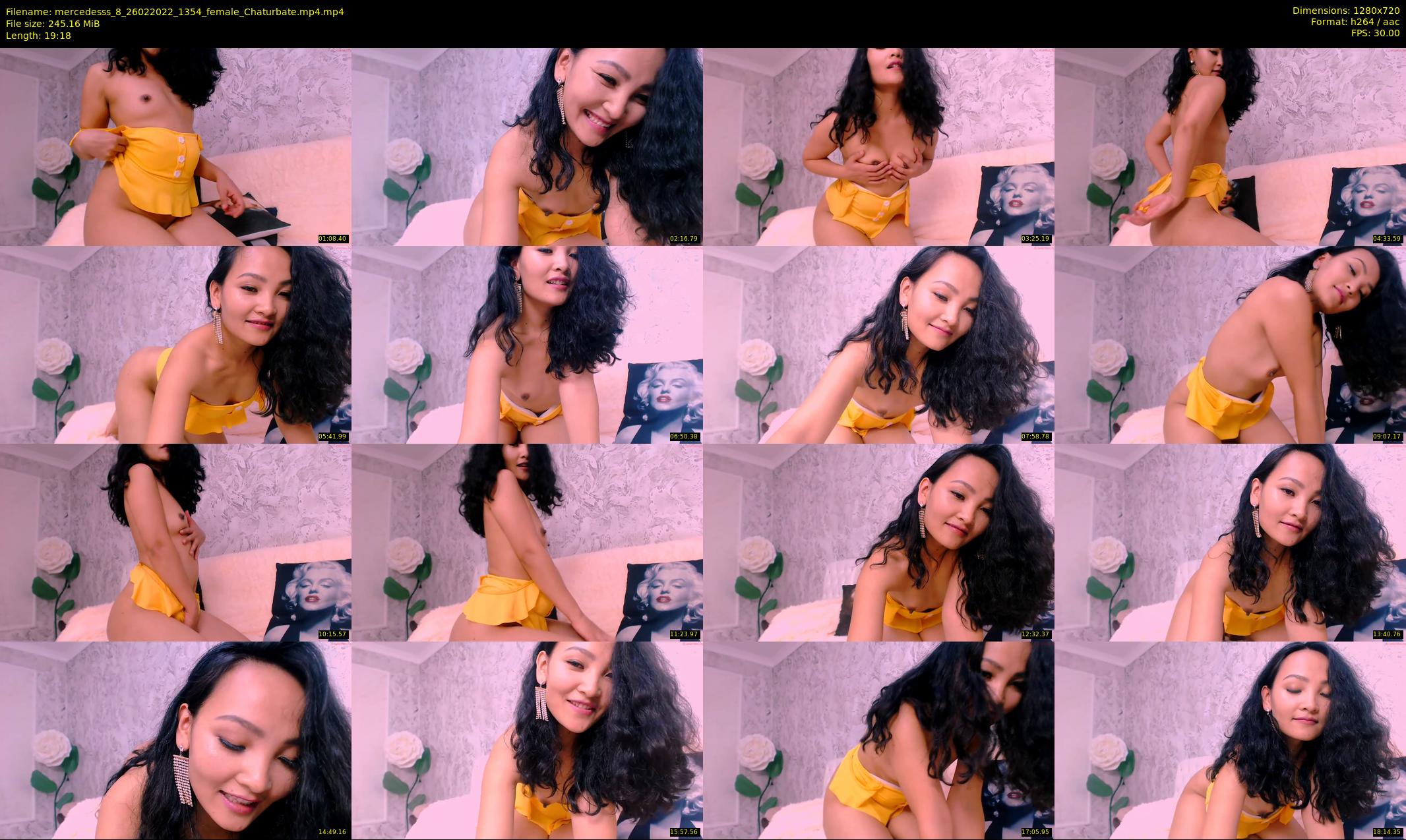 mercedesss_8 — 20 minute Chaturbate female cam show recording, 720p, Feb 26, 2022