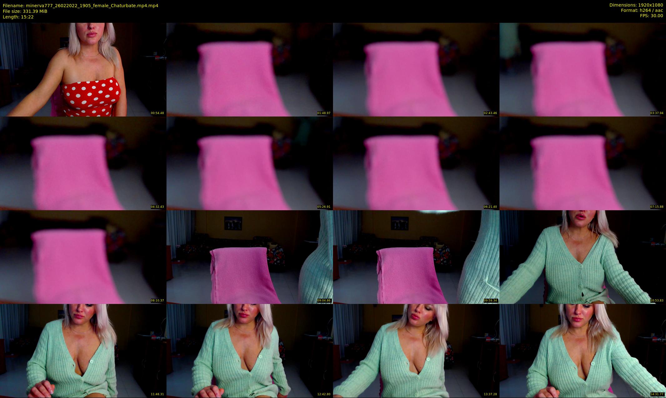 minerva777 — 16 minute Chaturbate female cam show recording, 1080p, Feb 26, 2022