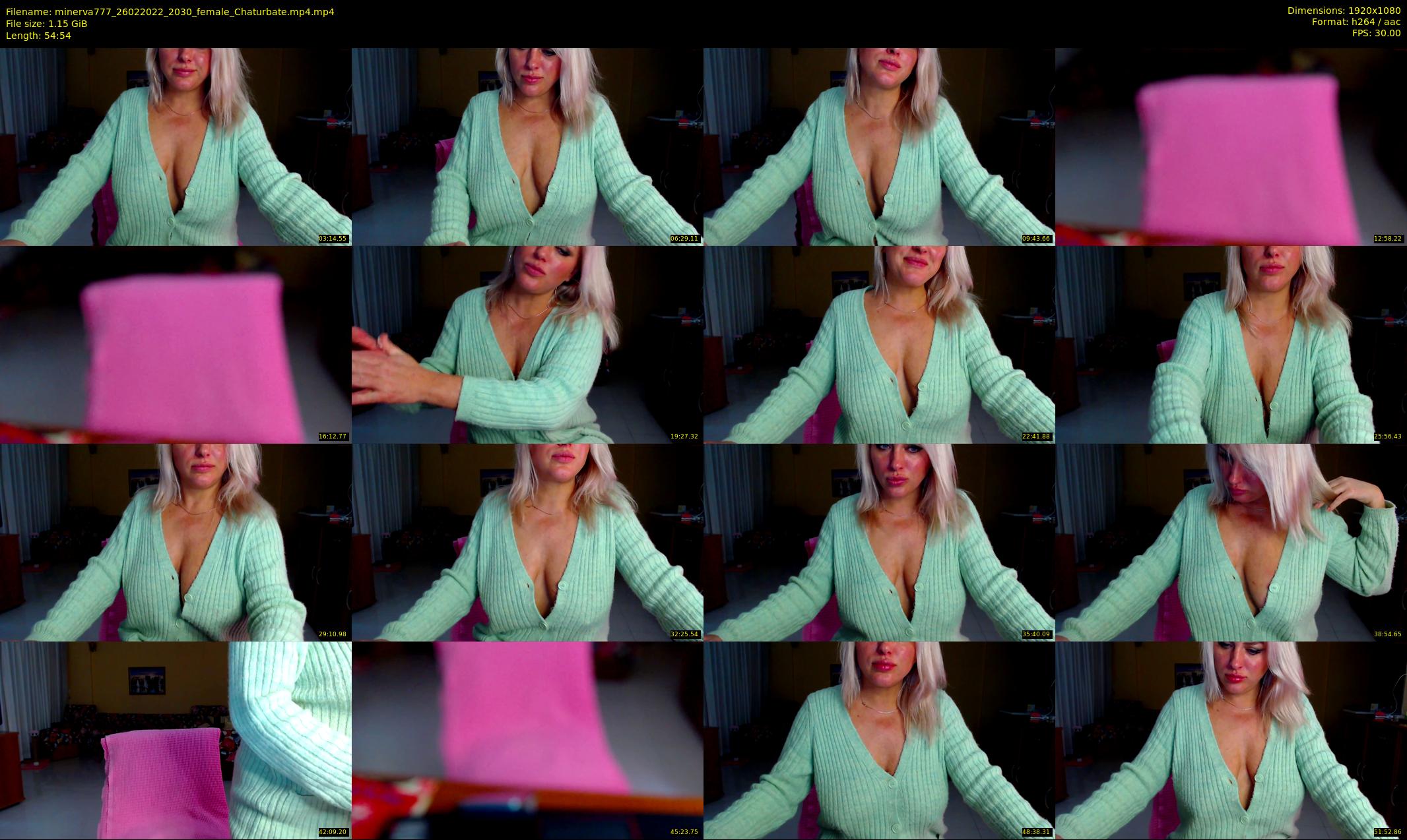 minerva777 — 55 minute Chaturbate female cam show recording, 1080p, Feb 26, 2022