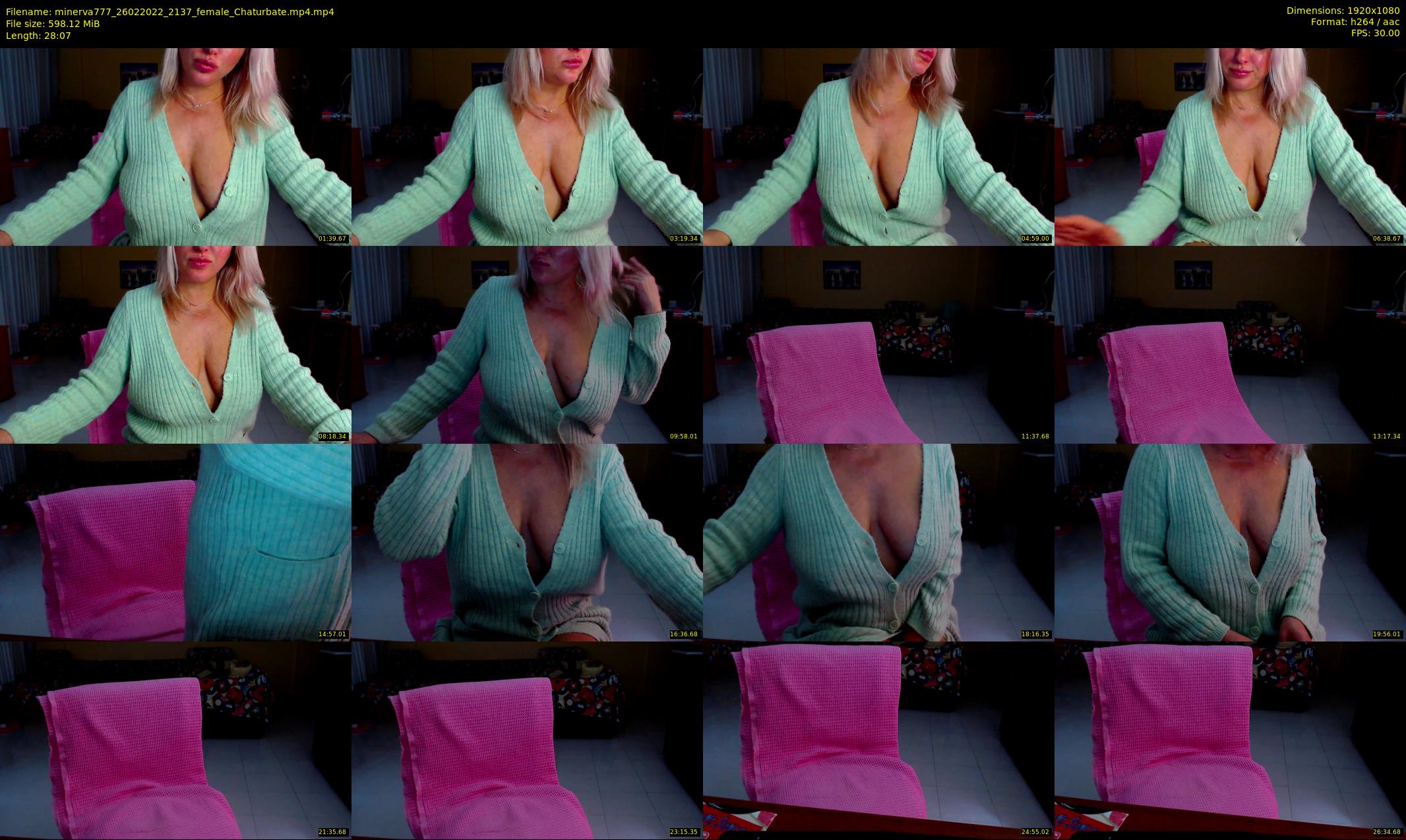 minerva777 — 29 minute Chaturbate female cam show recording, 1080p, Feb 26, 2022