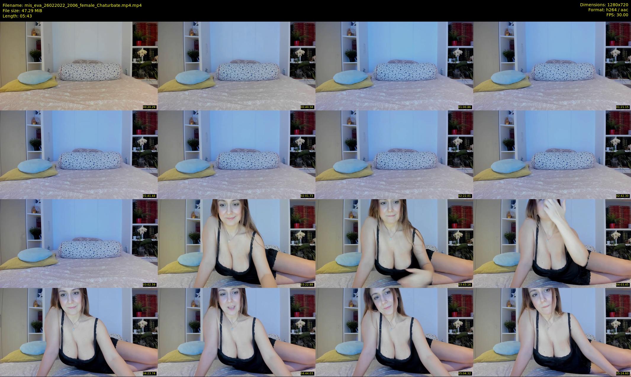 mis_eva — 6 minute Chaturbate female cam show recording, 720p, Feb 26, 2022