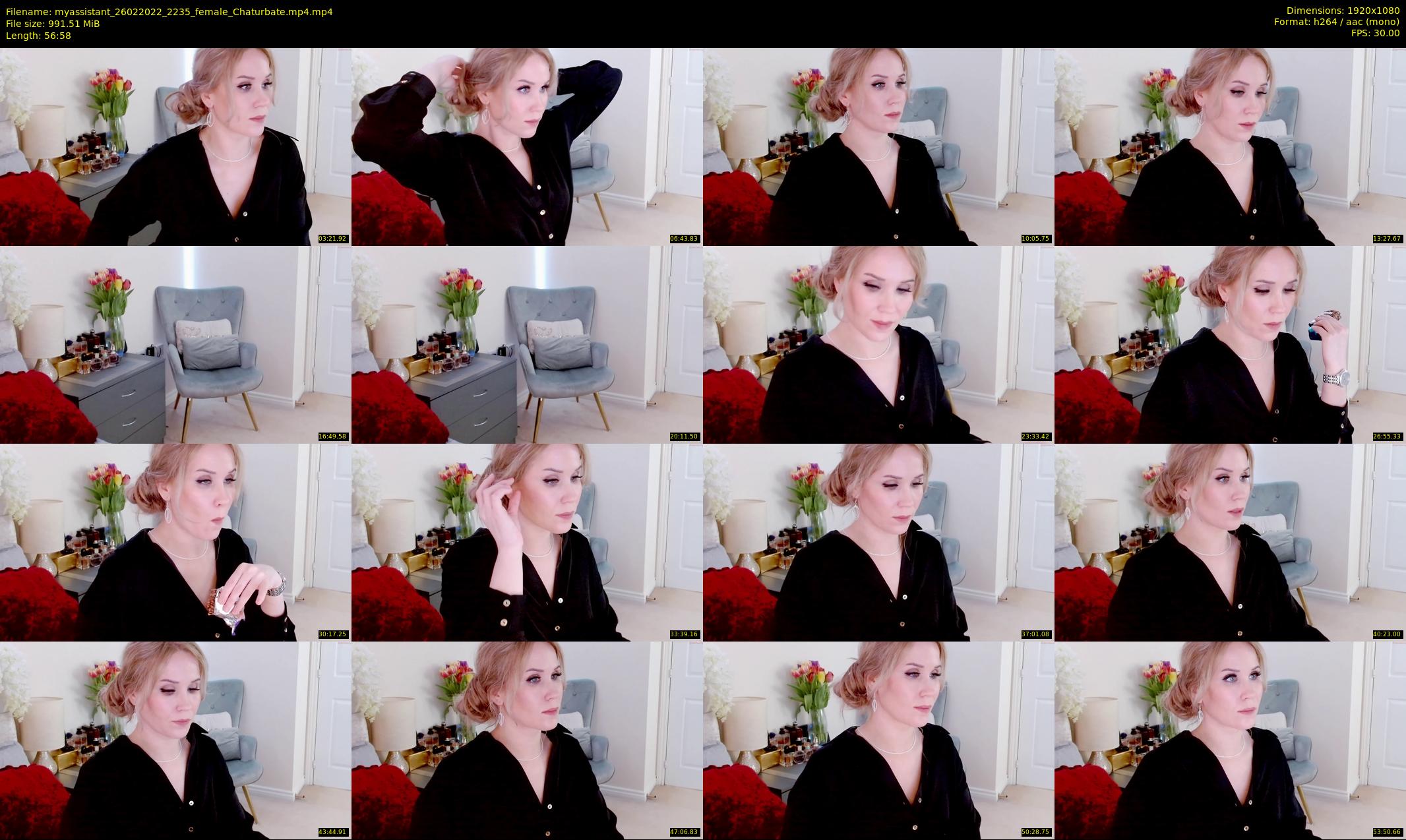 myassistant — 57 minute Chaturbate female cam show recording, 1080p, Feb 26, 2022