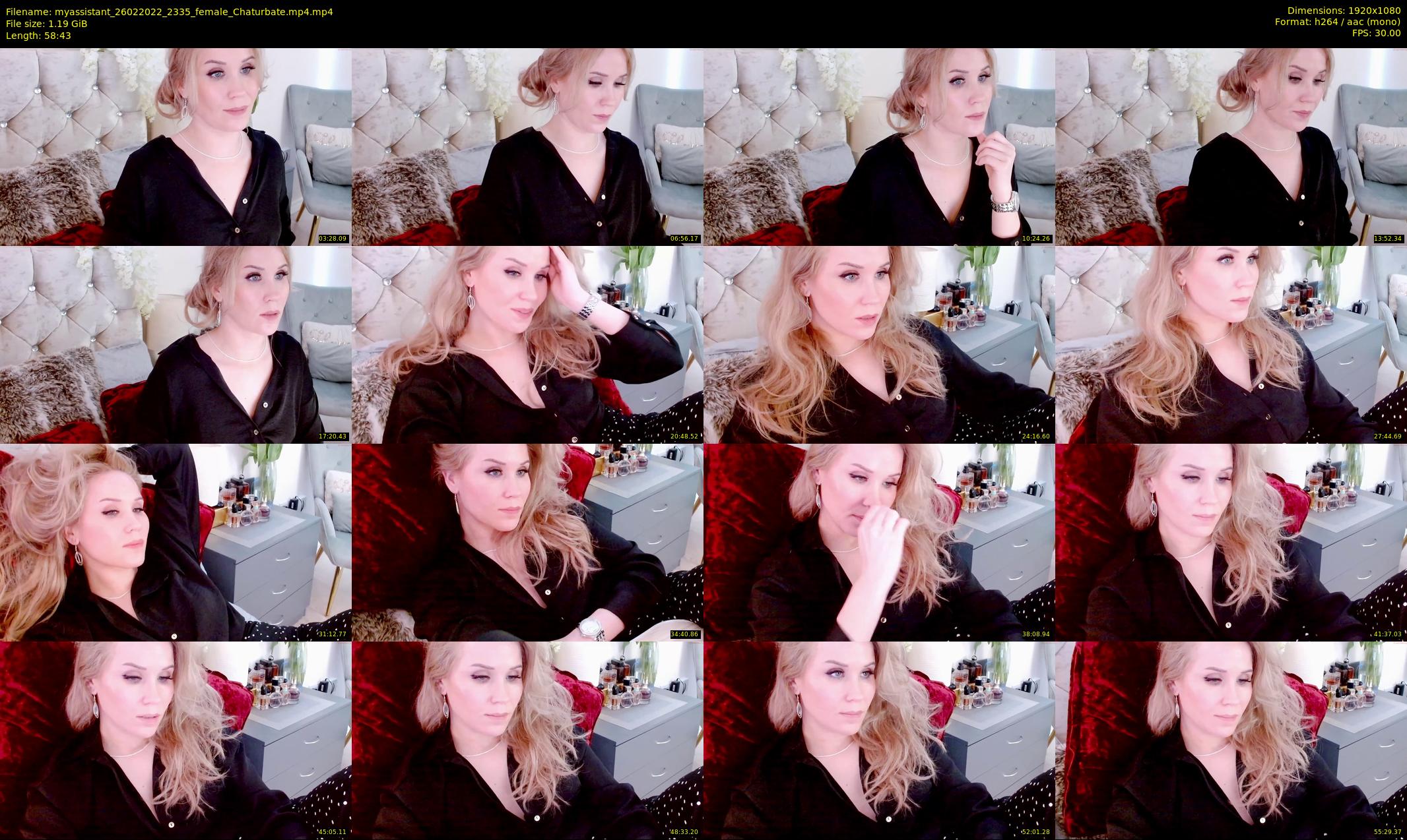 myassistant — 59 minute Chaturbate female cam show recording, 1080p, Feb 26, 2022