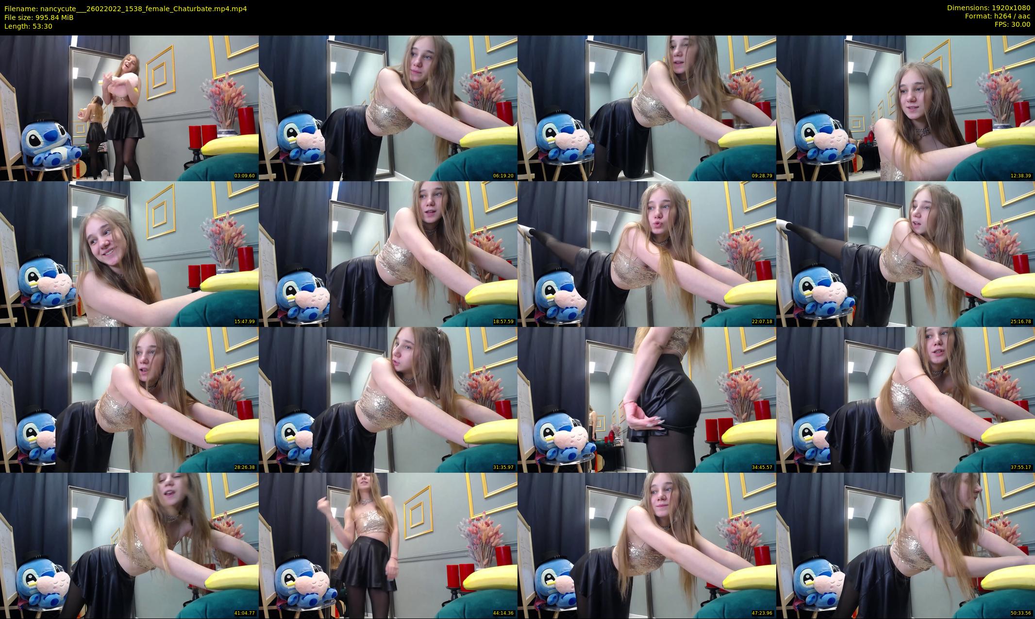 nancycute__ — 54 minute Chaturbate female cam show recording, 1080p, Feb 26, 2022