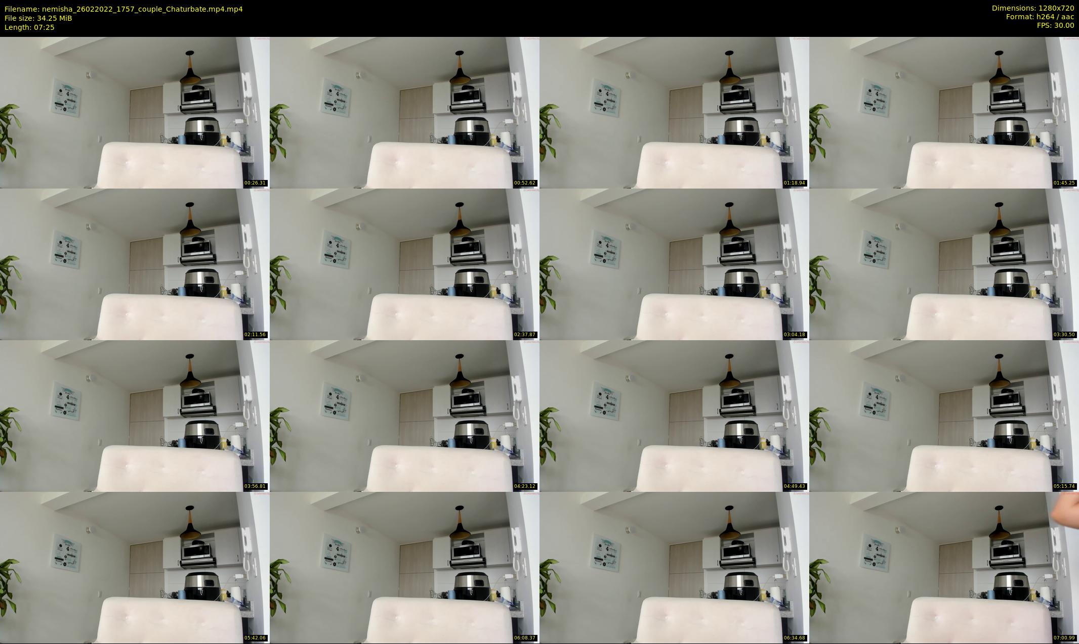 nemisha — 8 minute Chaturbate female cam show recording, 720p, Feb 26, 2022