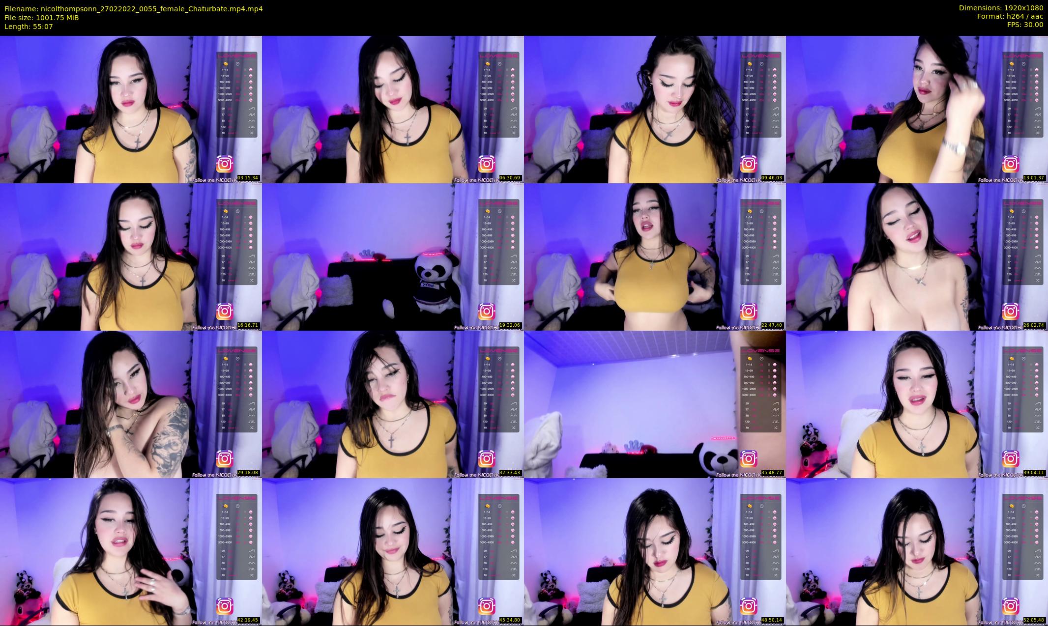 nicolthompsonn — 56 minute Chaturbate female cam show recording, 1080p, Feb 27, 2022