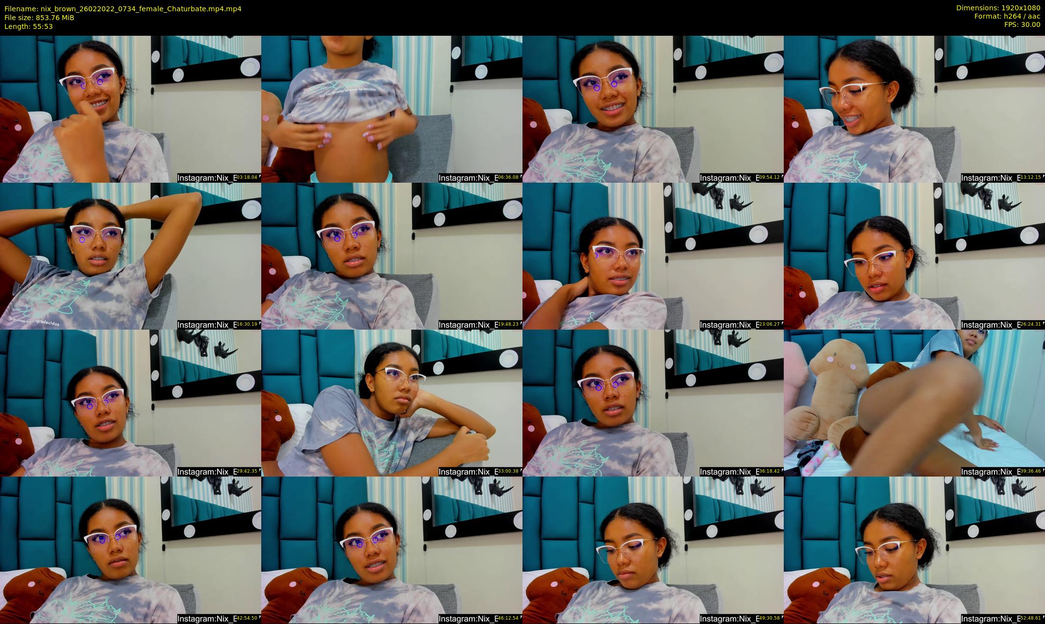 nix_brown — 56 minute Chaturbate female cam show recording, 1080p, Feb 26, 2022
