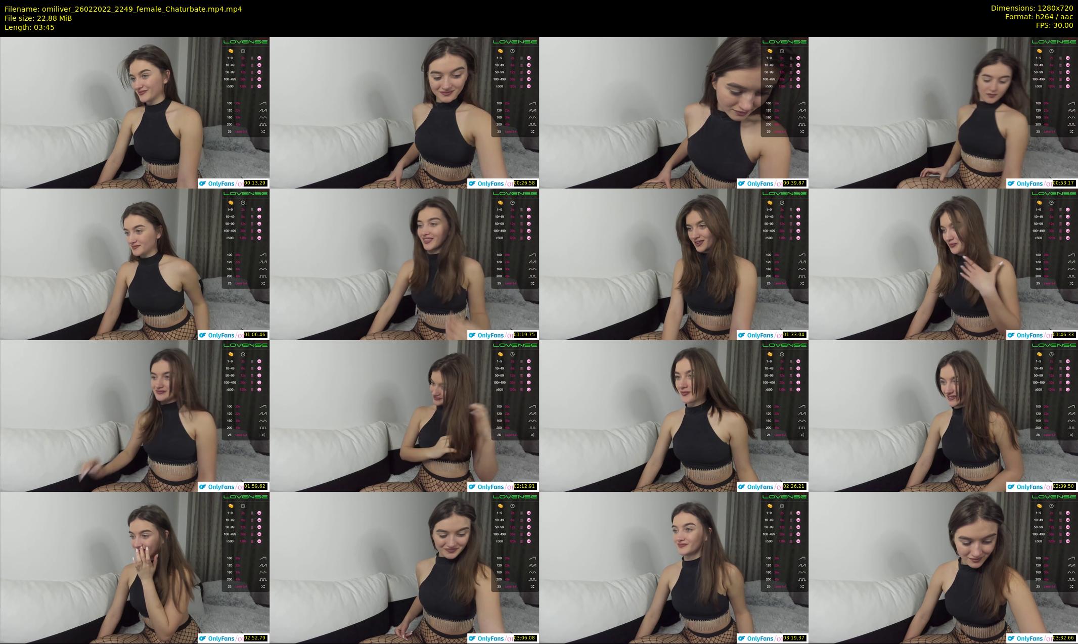 omiliver — 4 minute Chaturbate female cam show recording, 720p, Feb 26, 2022