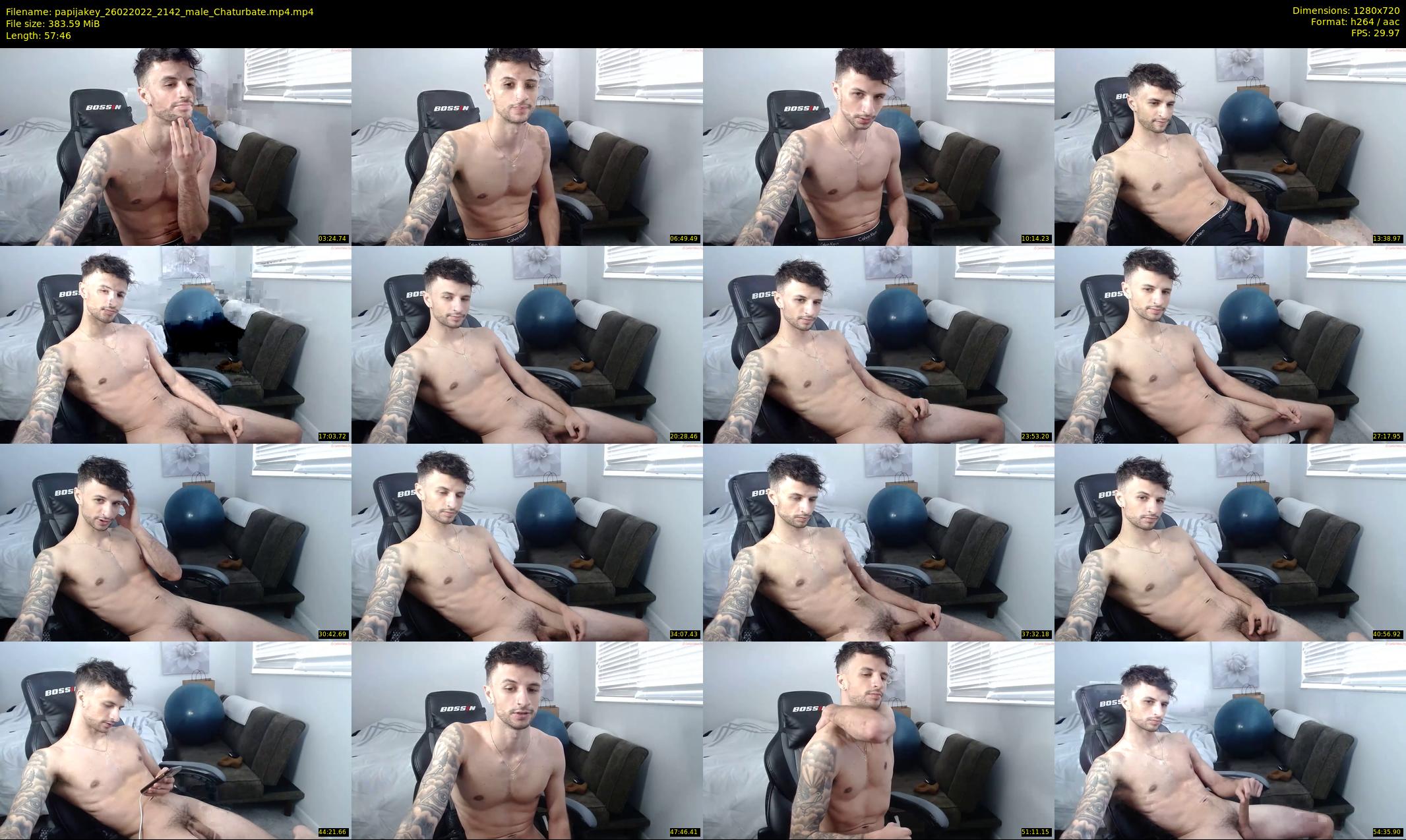 papijakey — 58 minute Chaturbate male cam show recording, 720p, Feb 26, 2022