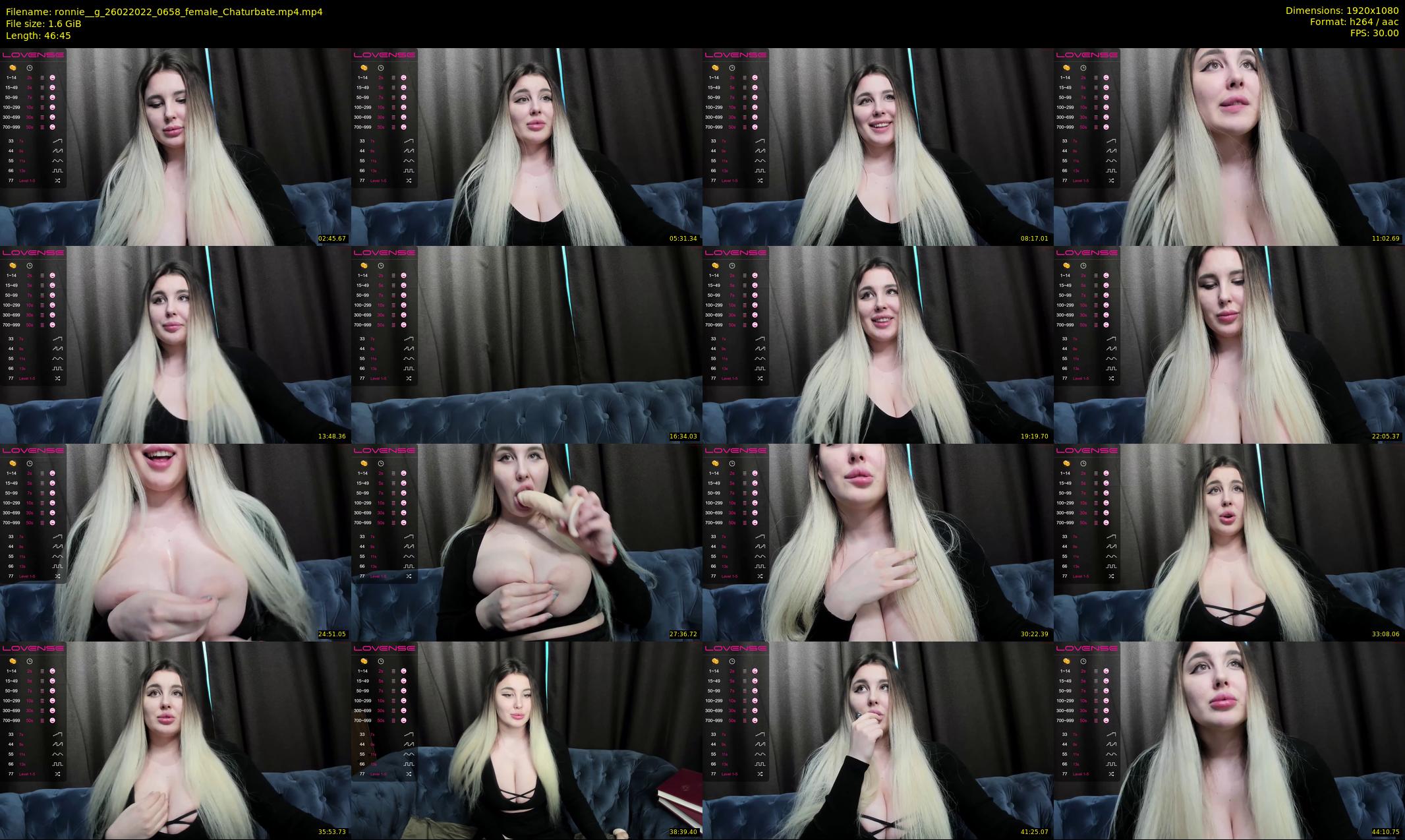 ronnie__g — 47 minute Chaturbate female cam show recording, 1080p, Feb 26, 2022