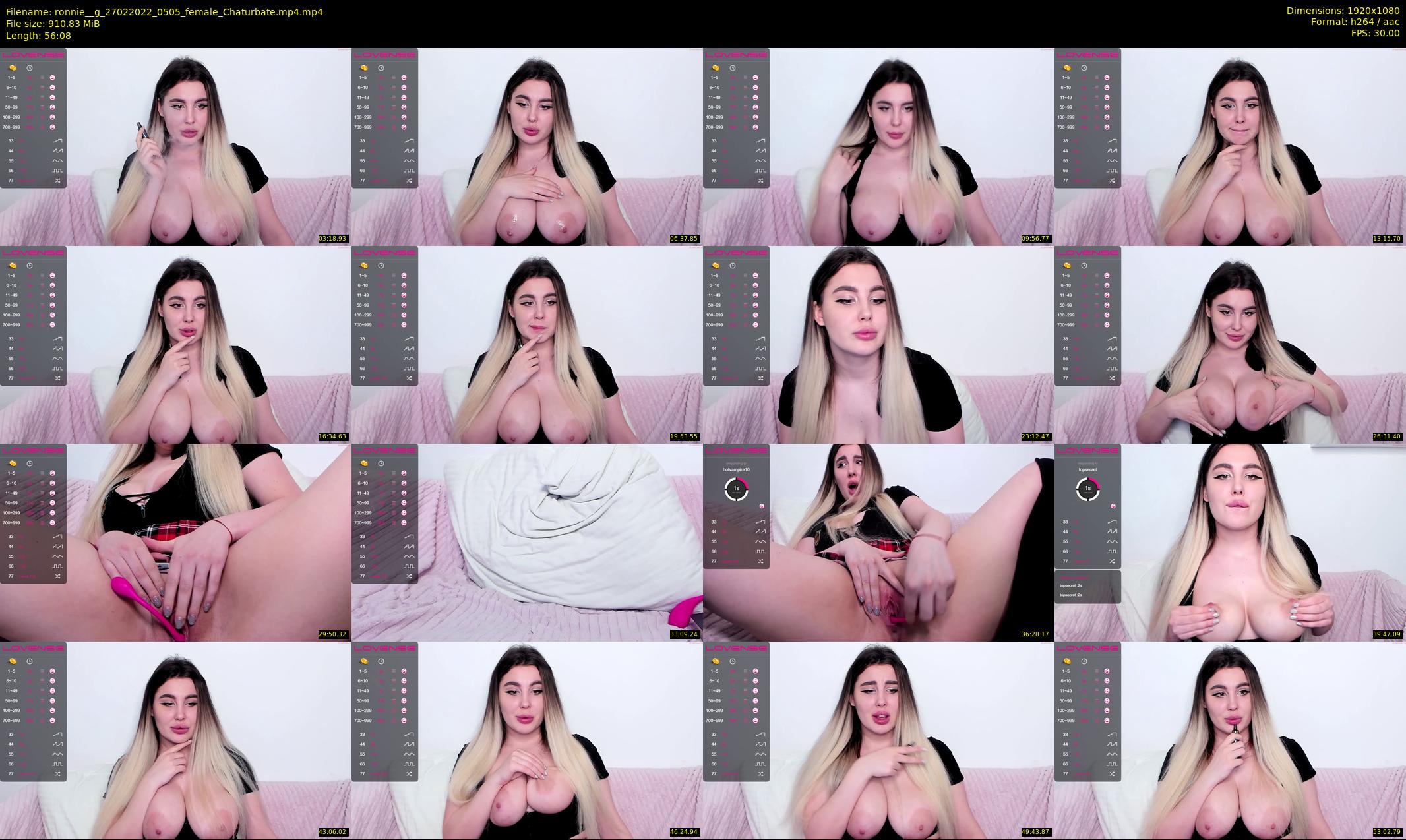 ronnie__g — 57 minute Chaturbate female cam show recording, 1080p, Feb 27, 2022