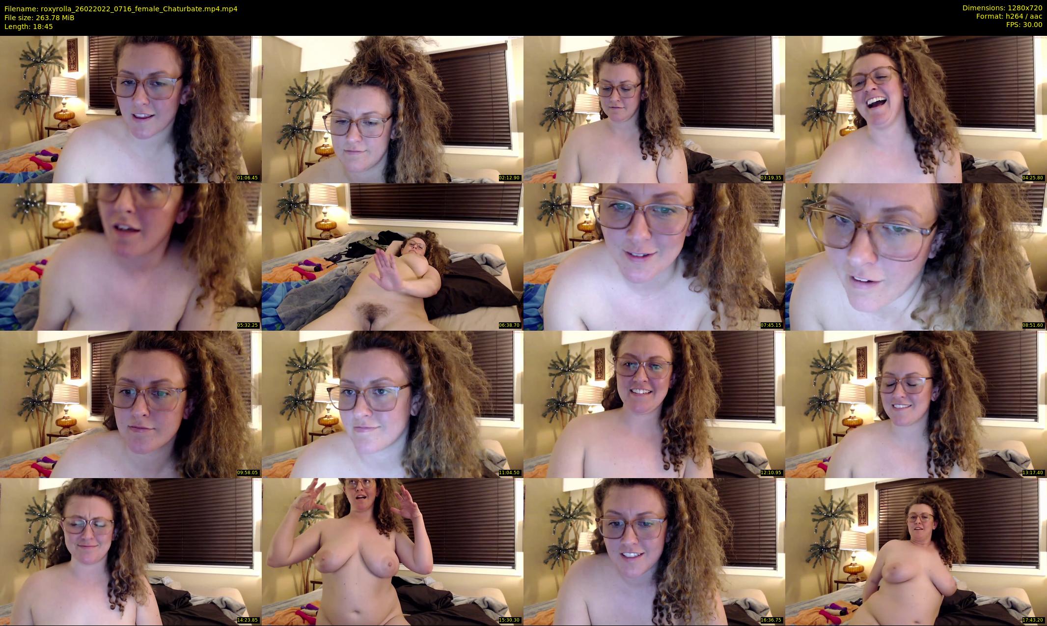 roxyrolla — 19 minute Chaturbate female cam show recording, 720p, Feb 26, 2022