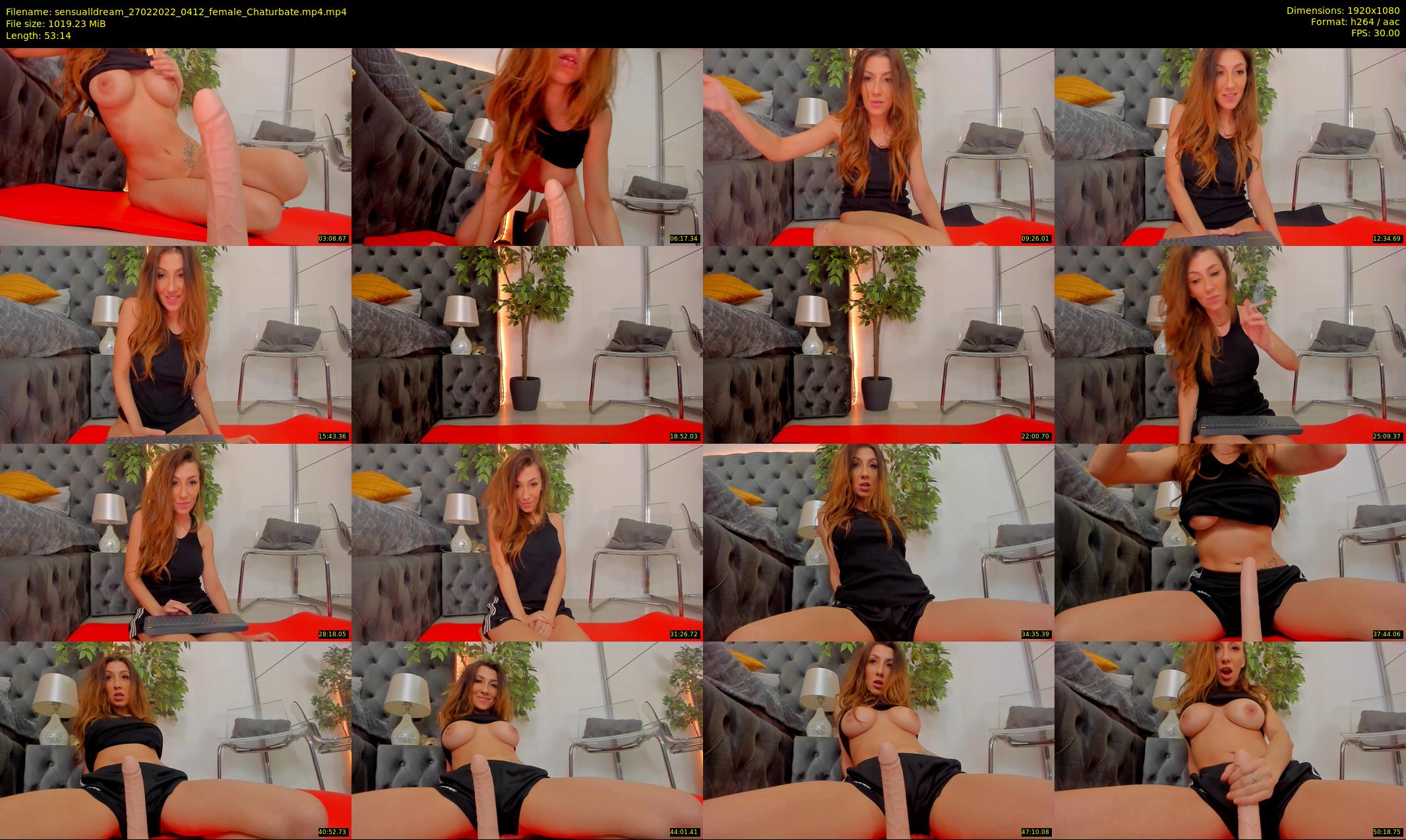 sensualldream — 54 minute Chaturbate female cam show recording, 1080p, Feb 27, 2022