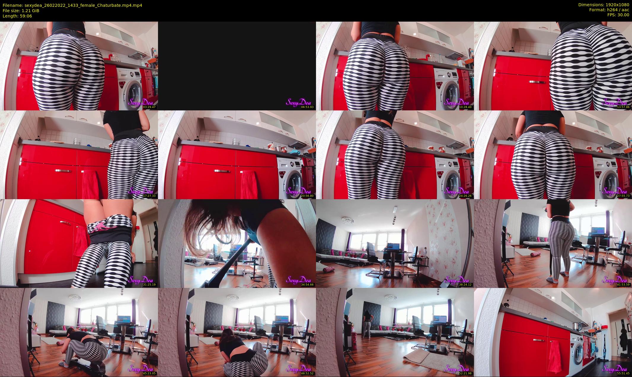 sexydea — 60 minute Chaturbate female cam show recording, 1080p, Feb 26, 2022