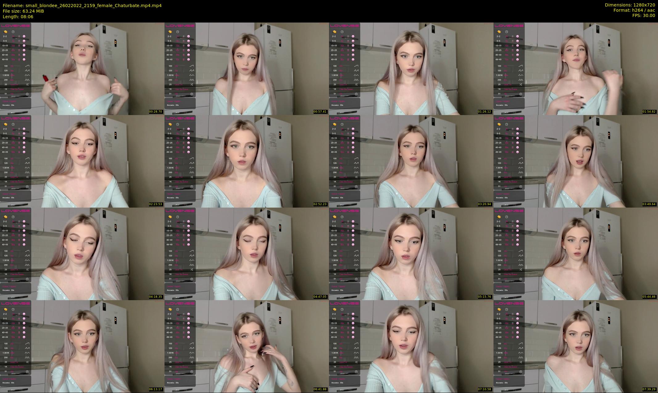small_blondee — 9 minute Chaturbate female cam show recording, 720p, Feb 26, 2022