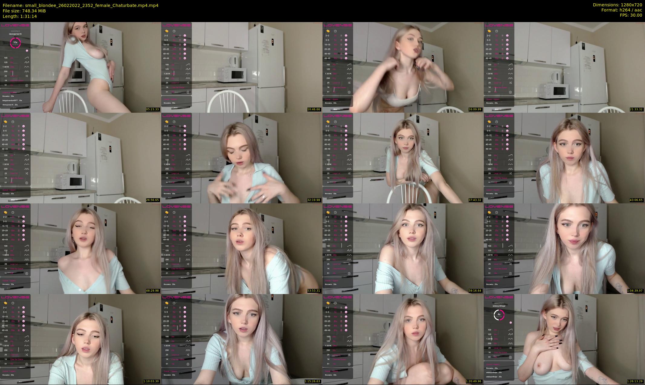 small_blondee — 92 minute Chaturbate female cam show recording, 720p, Feb 26, 2022