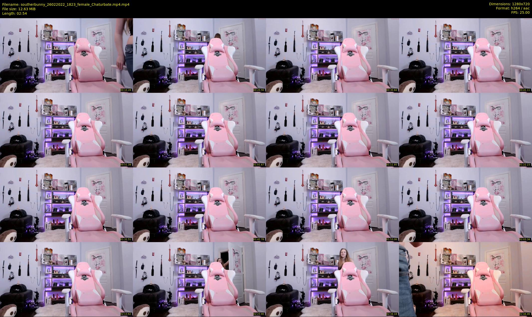 southerbunny — 3 minute Chaturbate female cam show recording, 720p, Feb 26, 2022