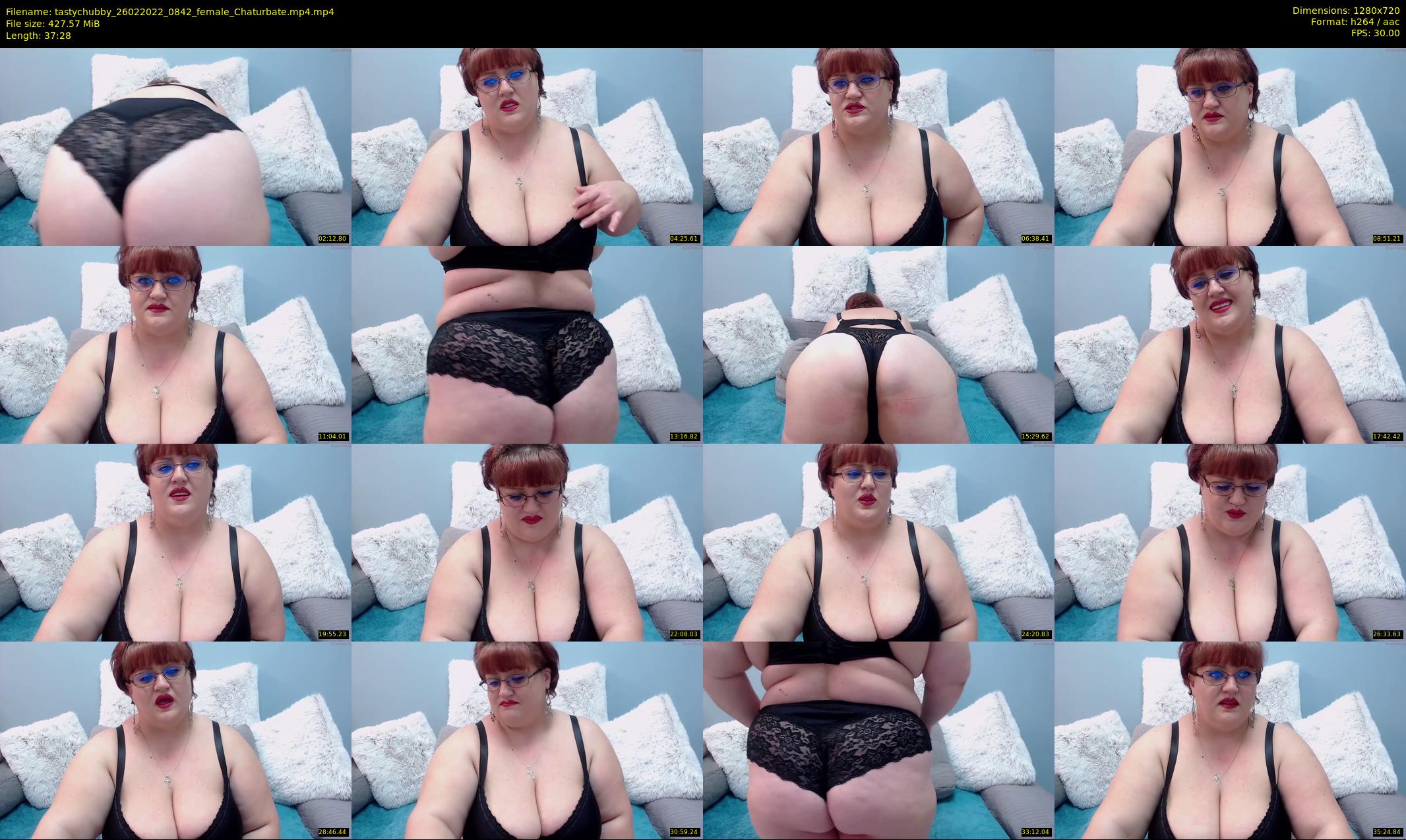 tastychubby — 38 minute Chaturbate female cam show recording, 720p, Feb 26, 2022