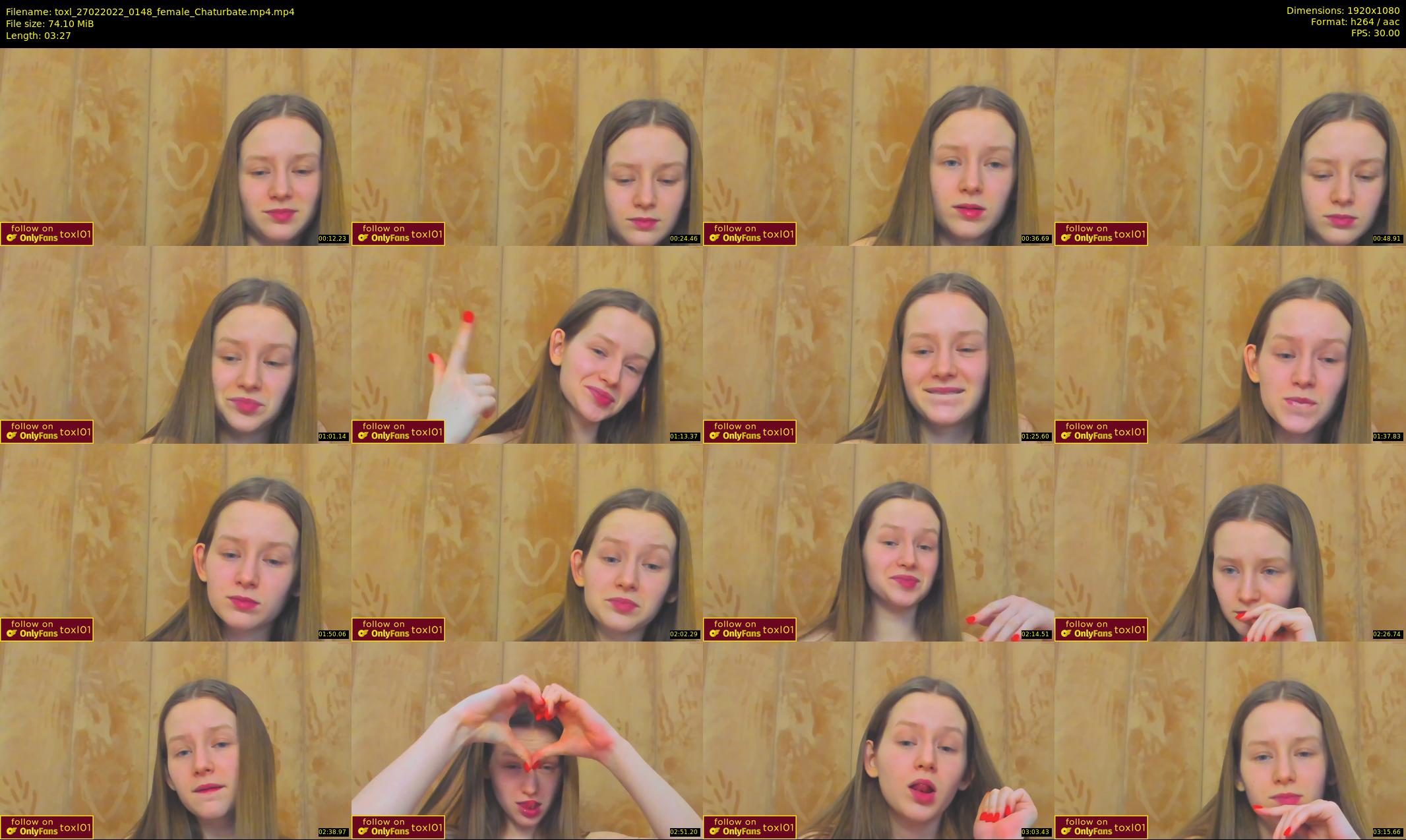 toxl — 4 minute Chaturbate female cam show recording, 1080p, Feb 27, 2022