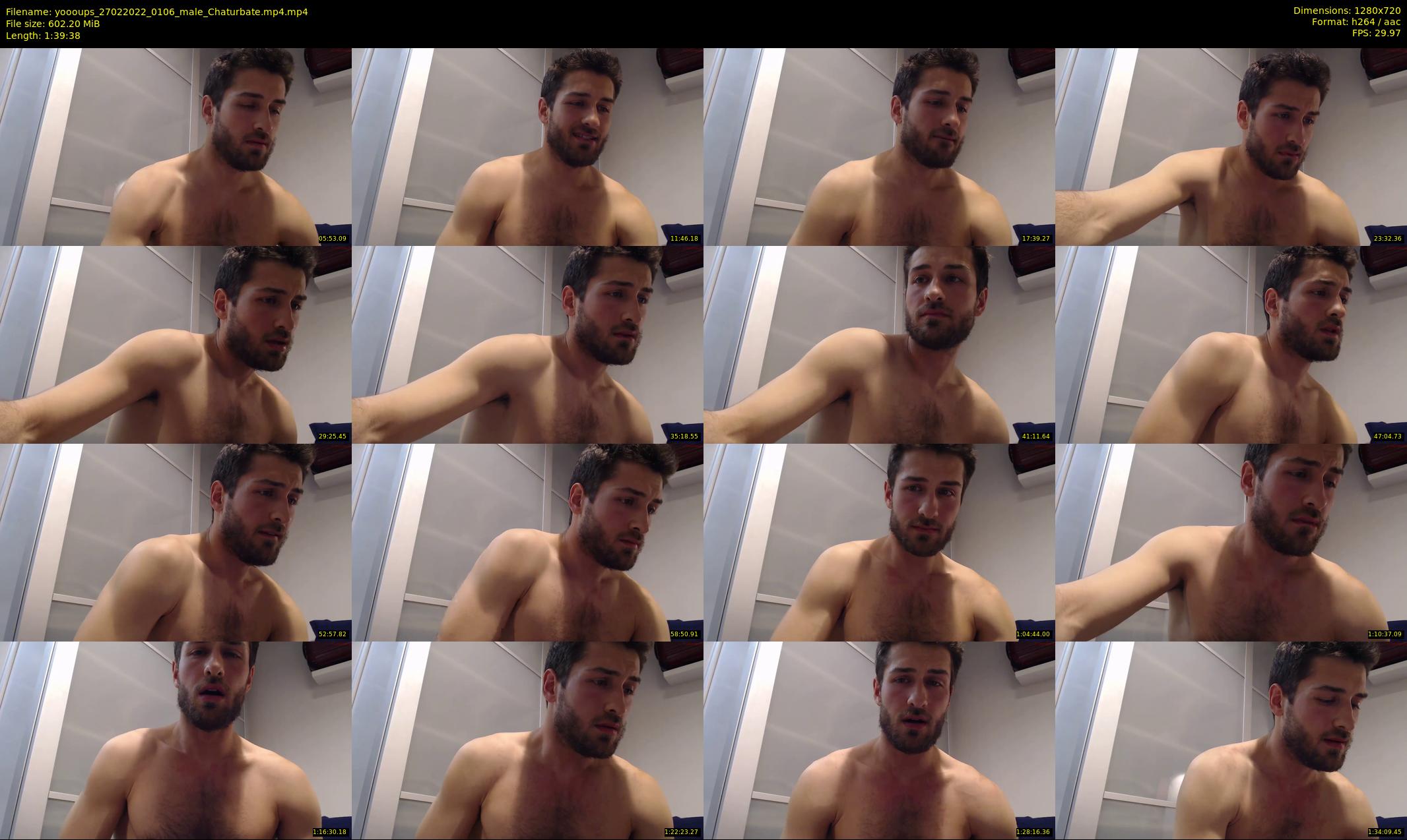 yoooups — 100 minute Chaturbate male cam show recording, 720p, Feb 27, 2022