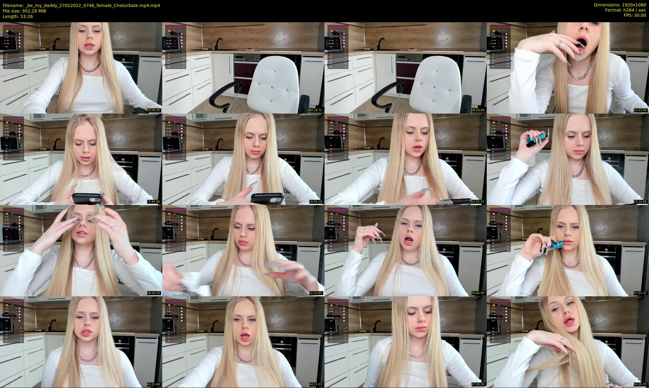 _be_my_daddy — 54 minute Chaturbate female cam show recording, 1080p, Feb 27, 2022