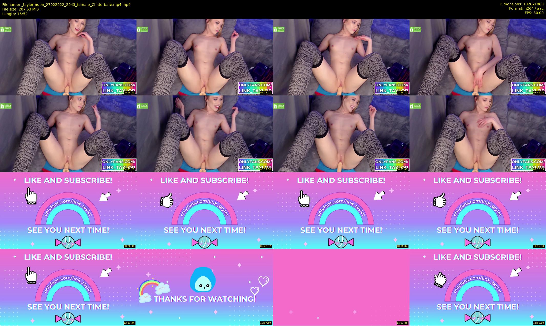 _taylormoon — 16 minute Chaturbate female cam show recording, 1080p, Feb 27, 2022